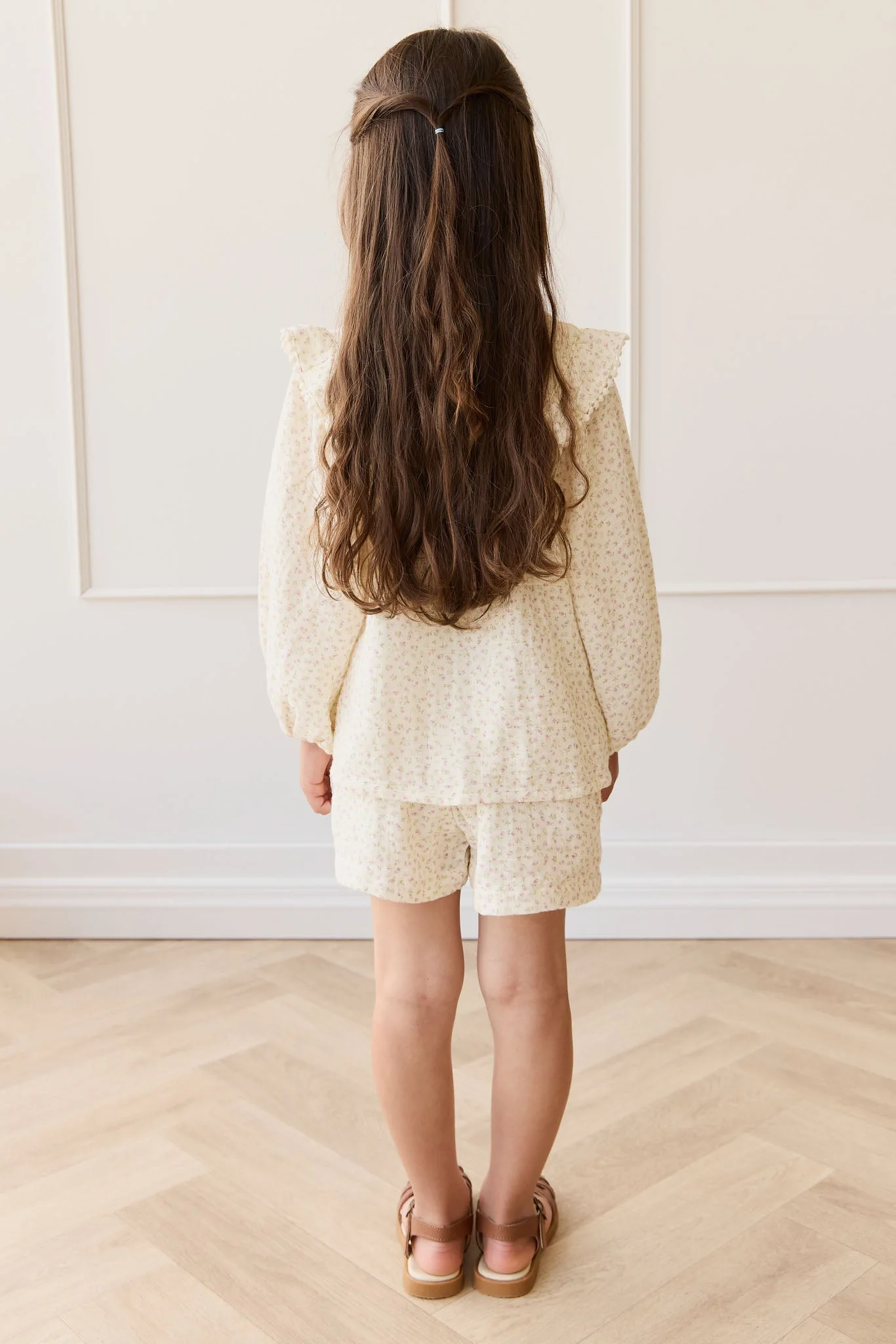 Organic Cotton Muslin Emelia Short - Pippa Pink - Image 4
