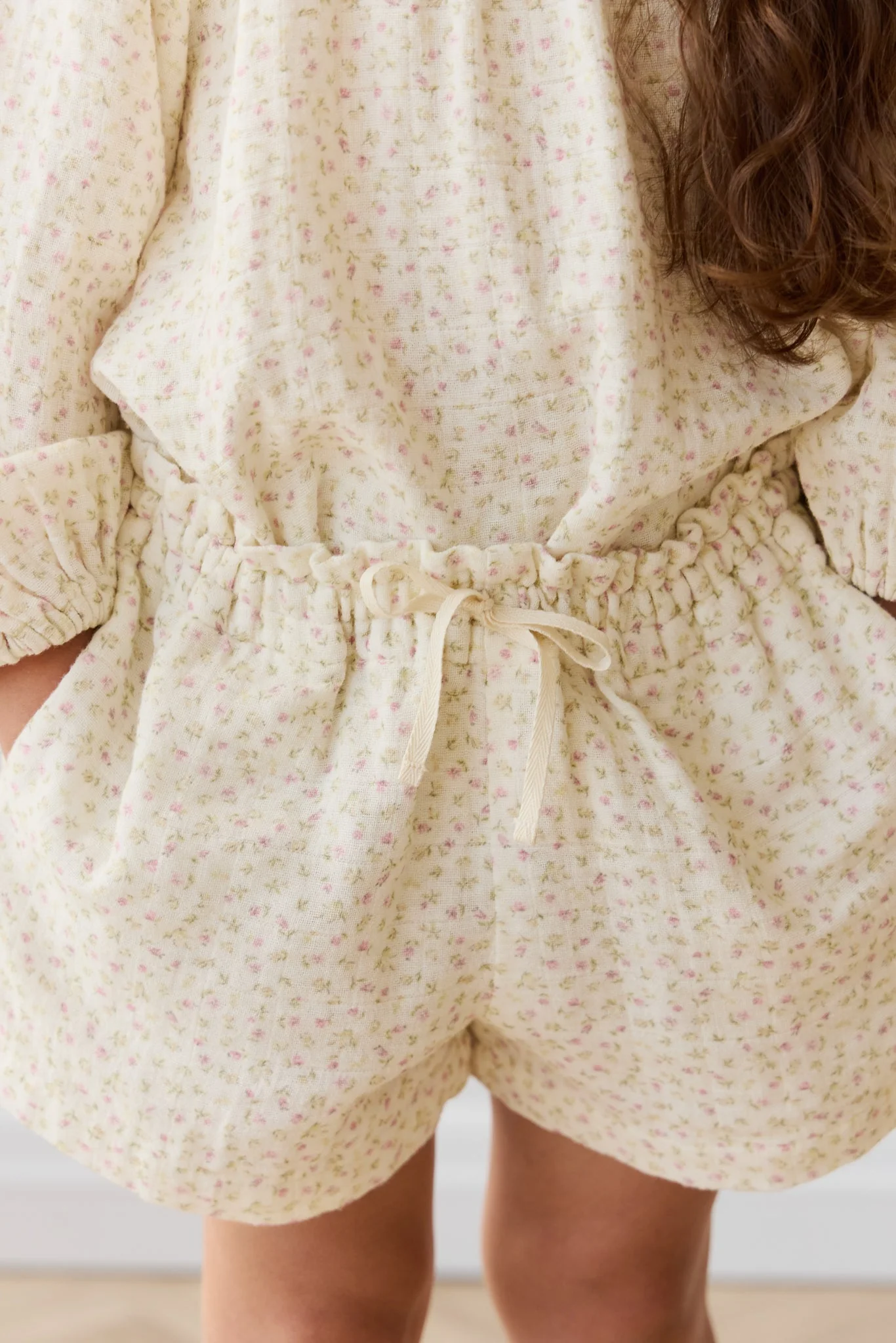 Organic Cotton Muslin Emelia Short - Pippa Pink - Image 5