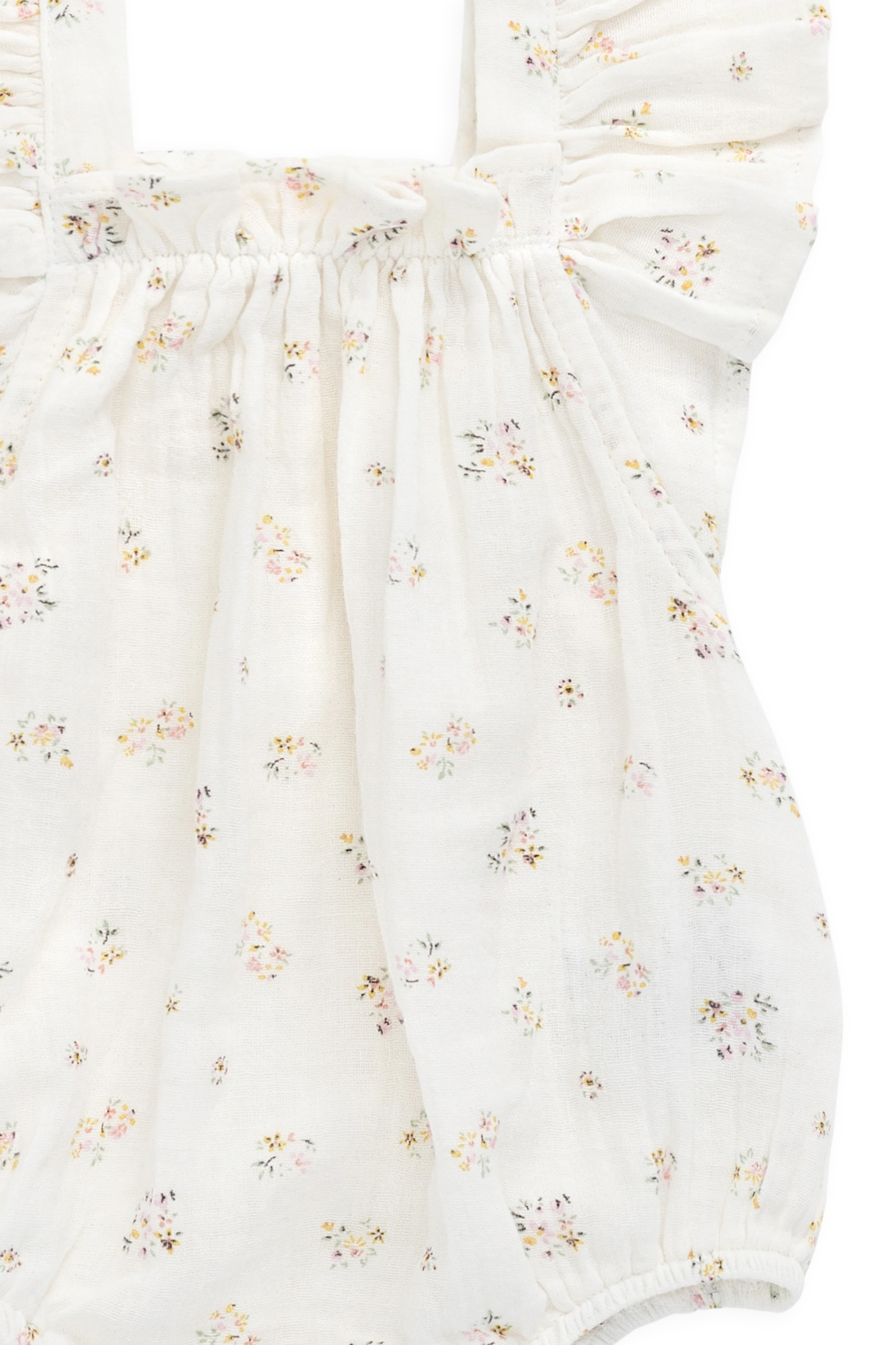 Organic Cotton Muslin Harriet Playsuit - Ayla Whisper - Image 9