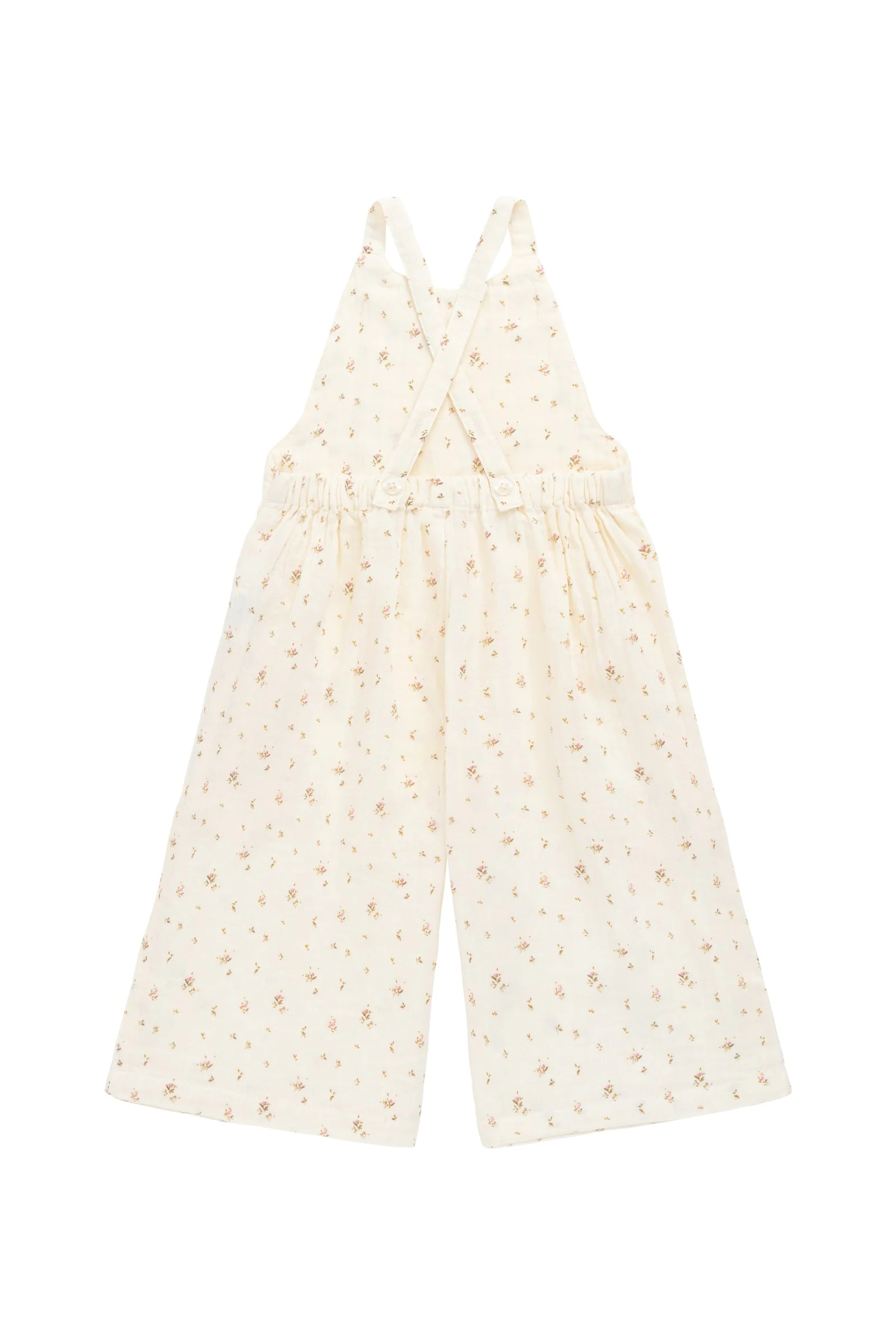 Organic Cotton Muslin Lana Jumpsuit - Dina Antique - Image 10