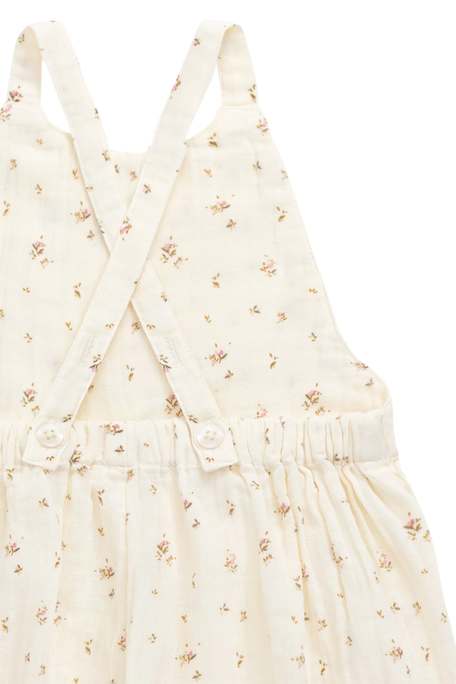 Organic Cotton Muslin Lana Jumpsuit - Dina Antique - Image 11