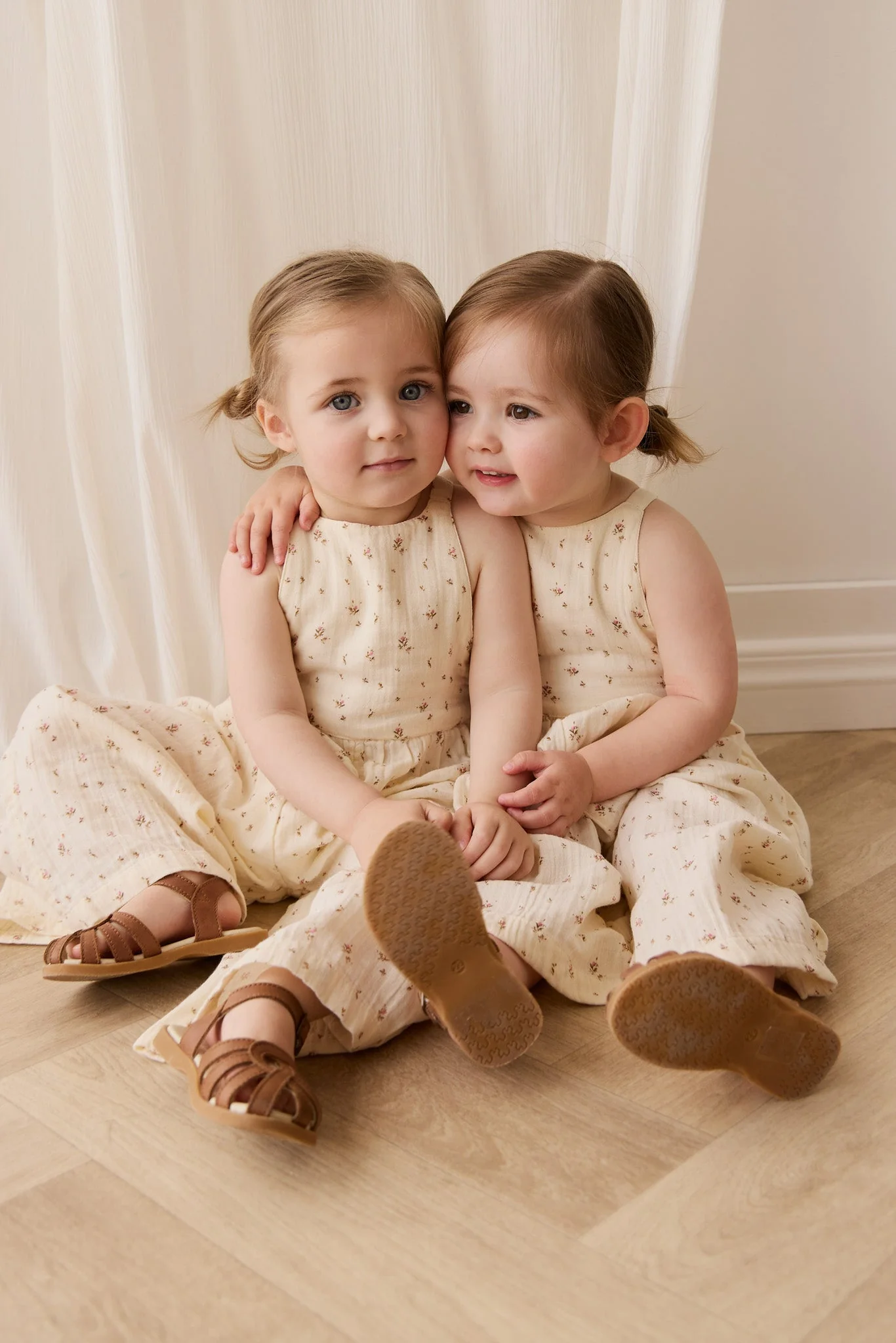 Organic Cotton Muslin Lana Jumpsuit - Dina Antique - Image 5