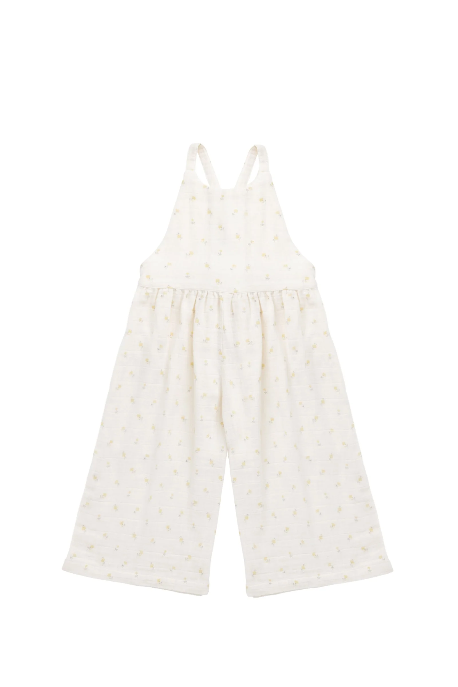 Organic Cotton Muslin Lana Jumpsuit - Vintage Ditsy - Image 2
