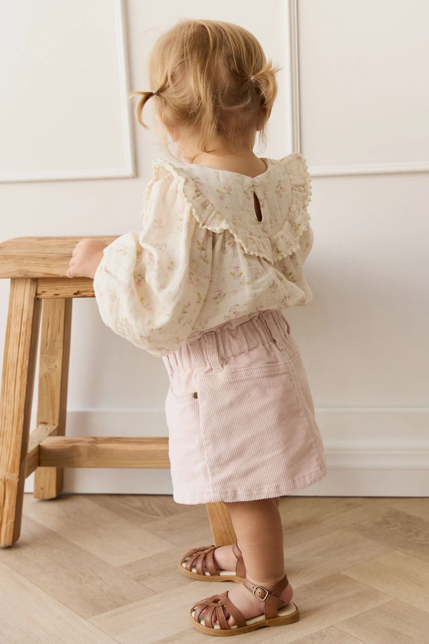 Organic Cotton Muslin Malia Playsuit - Emelia Pink - Image 6