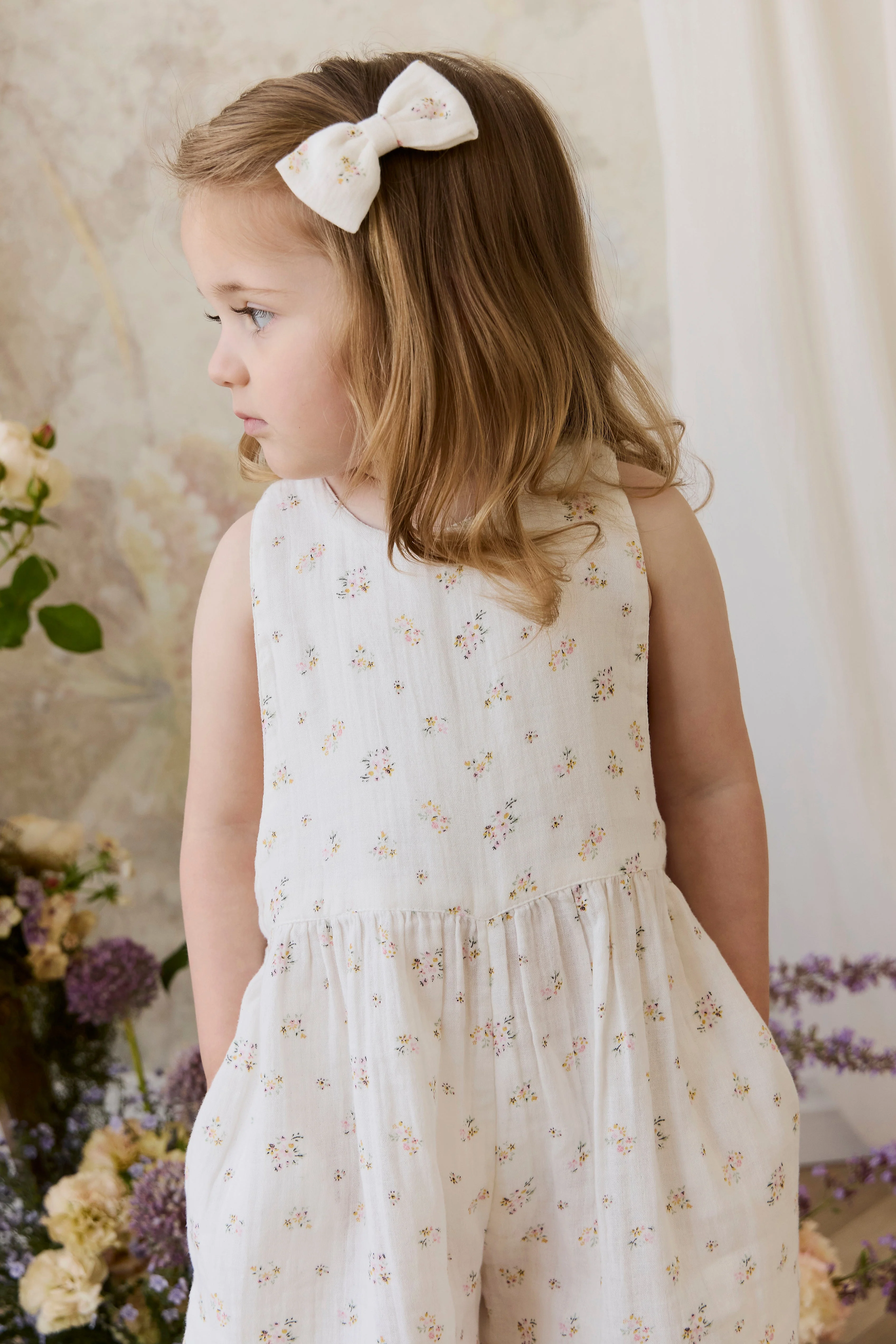 Organic Cotton Muslin Marceline Jumpsuit - Ayla Whisper - Image 3