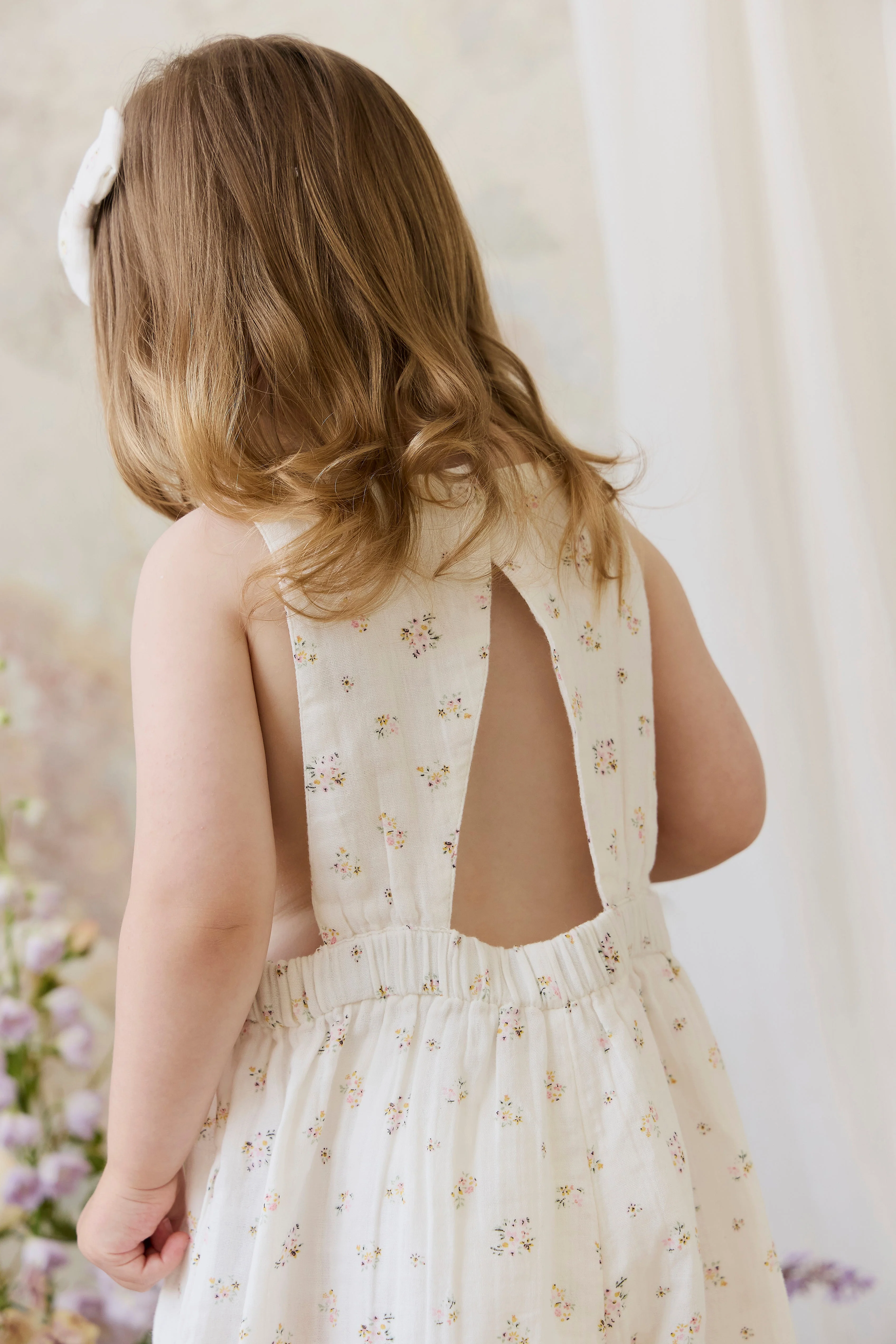 Organic Cotton Muslin Marceline Jumpsuit - Ayla Whisper - Image 6