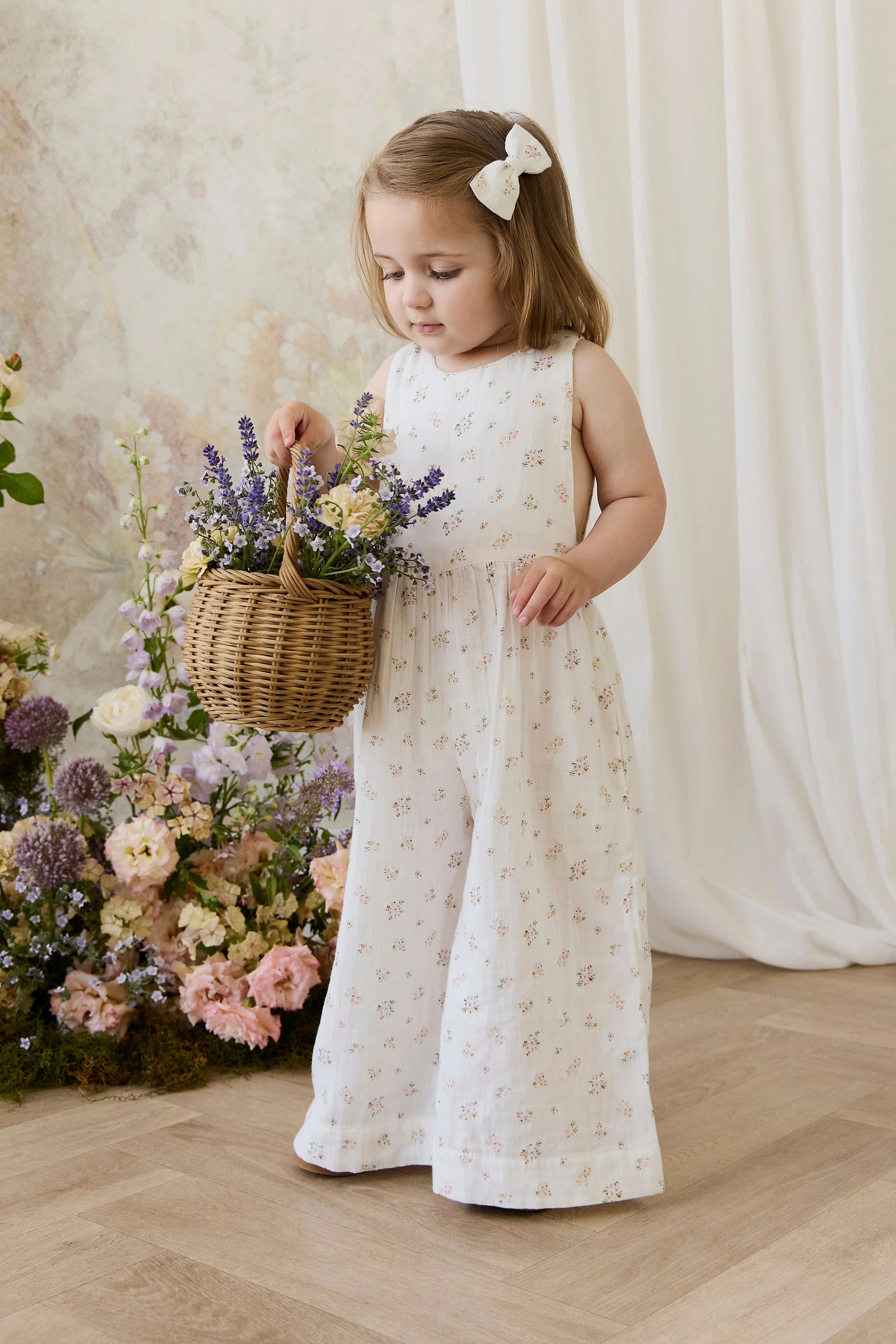 Organic Cotton Muslin Marceline Jumpsuit - Ayla Whisper - Image 7