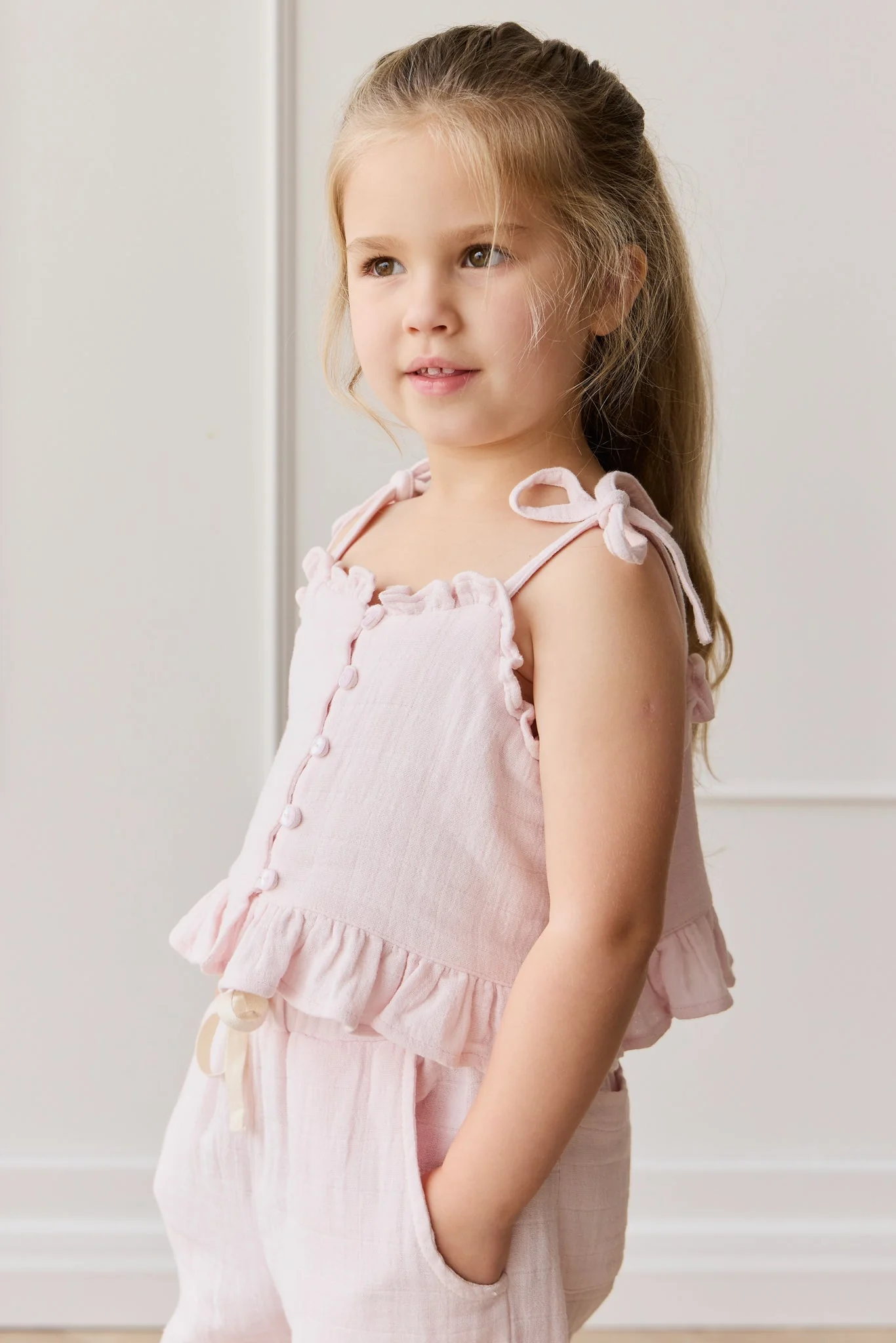 Organic Cotton Muslin Mirabel Top - Cassia - Image 6