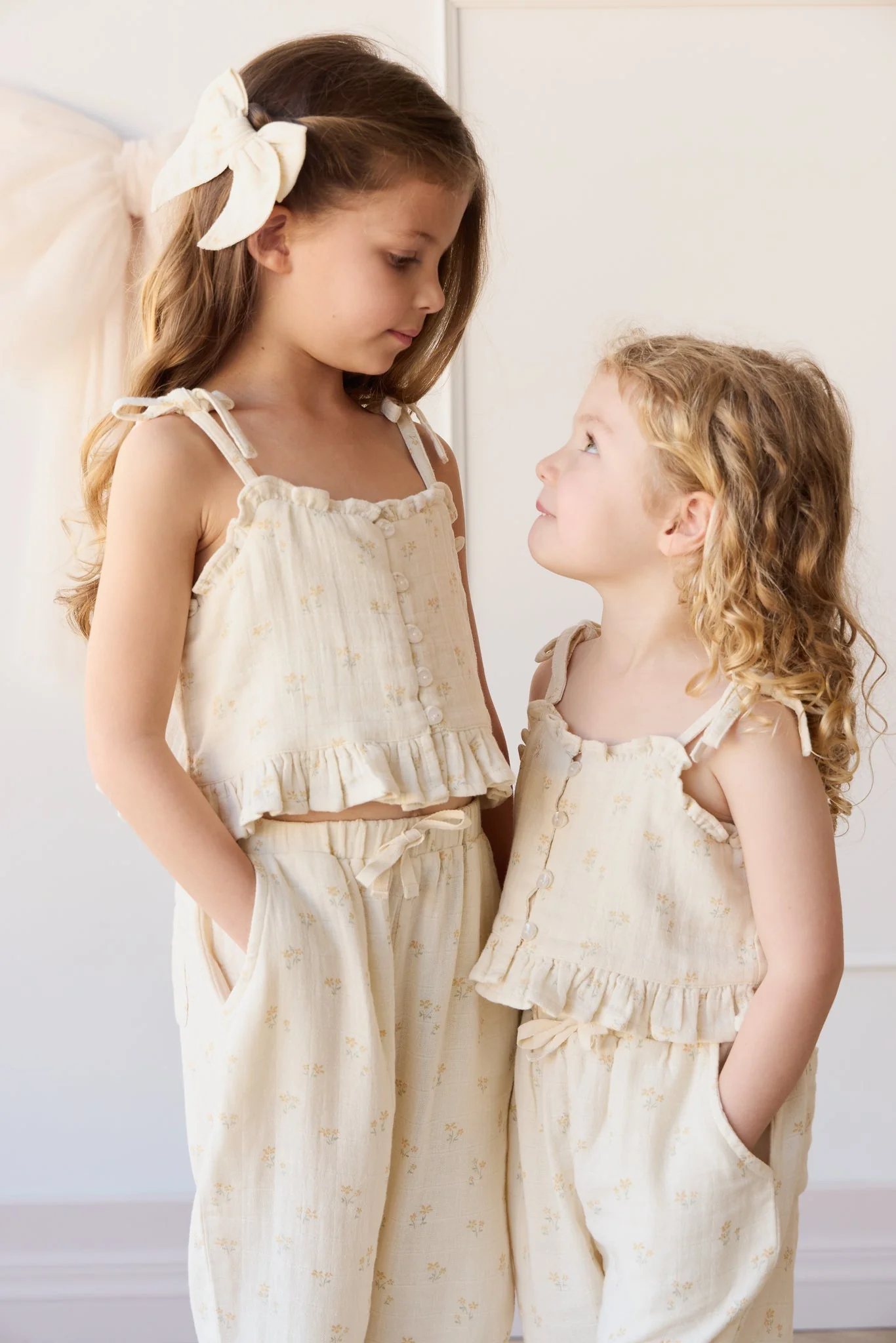 Organic Cotton Muslin Mirabel Top - Pauline Chamomile - Image 4