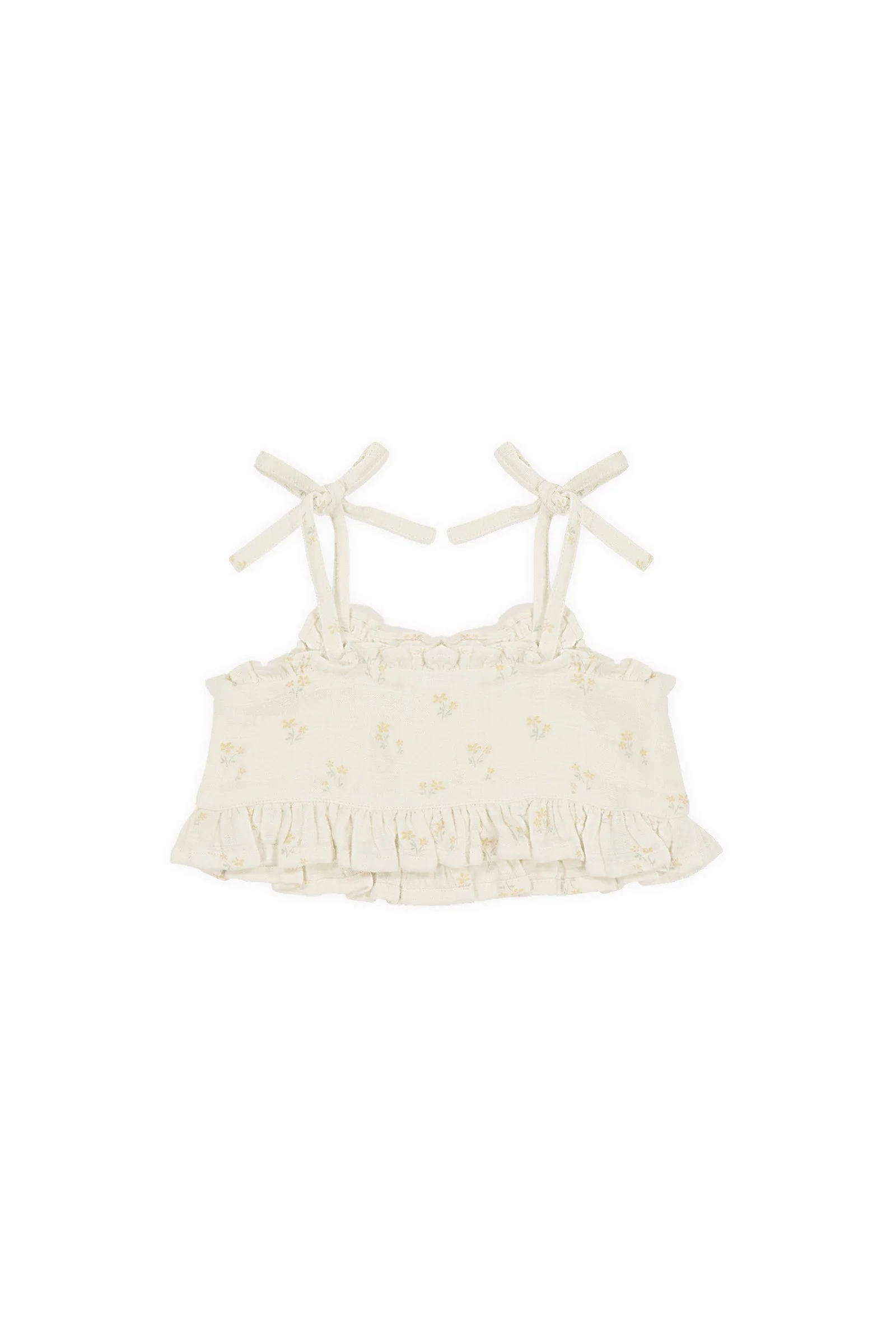 Organic Cotton Muslin Mirabel Top - Pauline Chamomile - Image 8