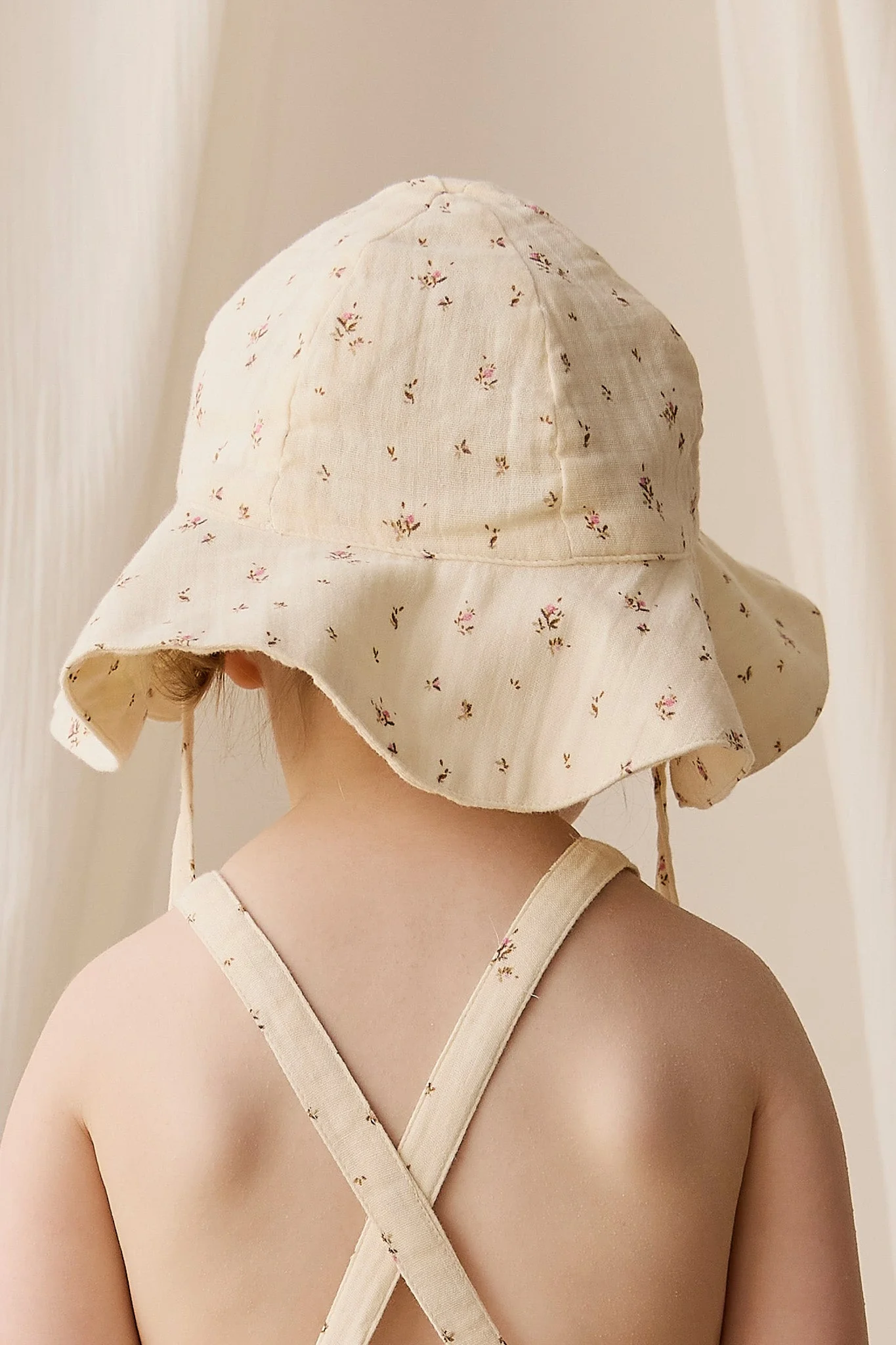 Organic Cotton Muslin Noelle Hat - Dina Antique - Image 3