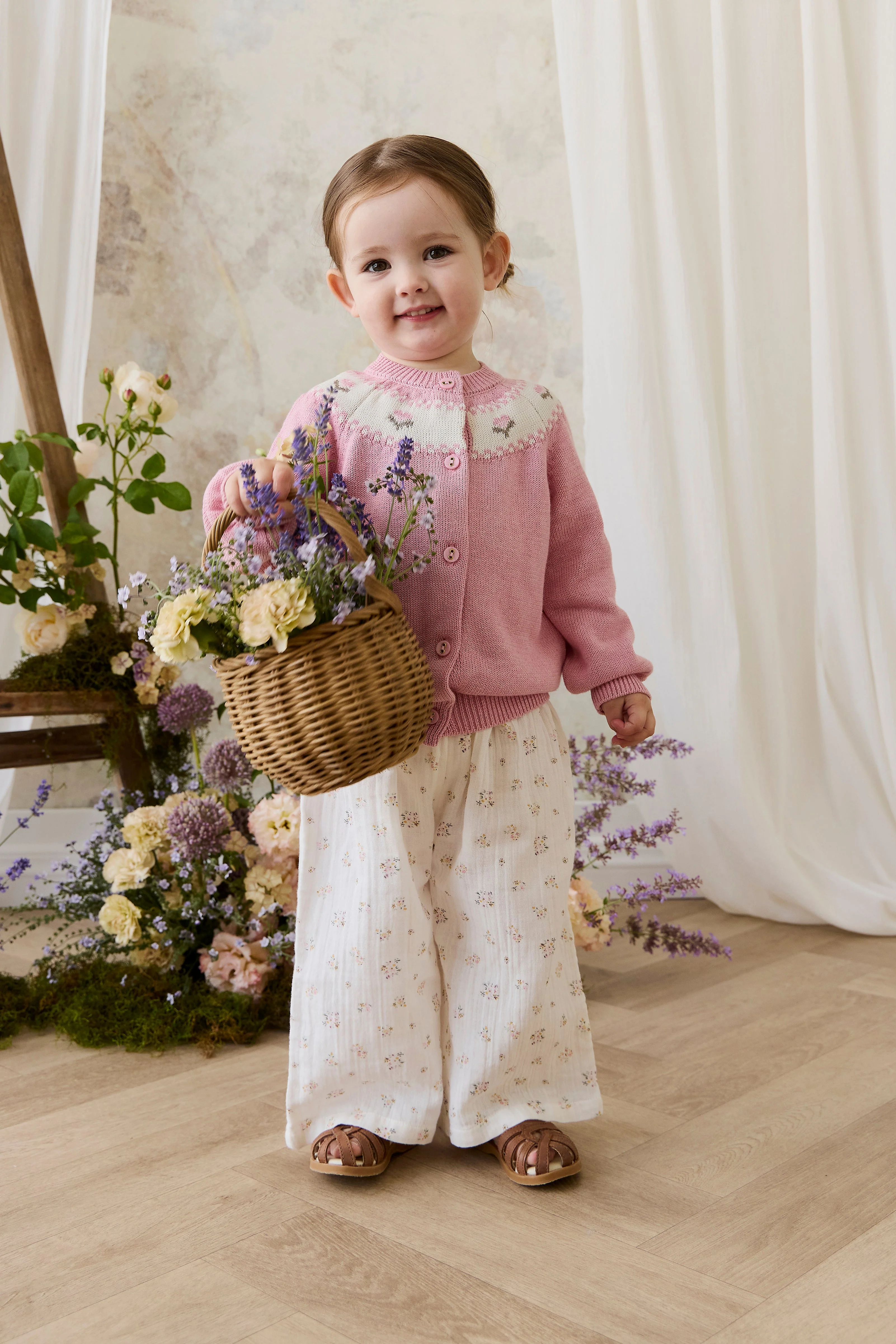 Organic Cotton Muslin Odette Pant - Ayla Whisper - Image 7