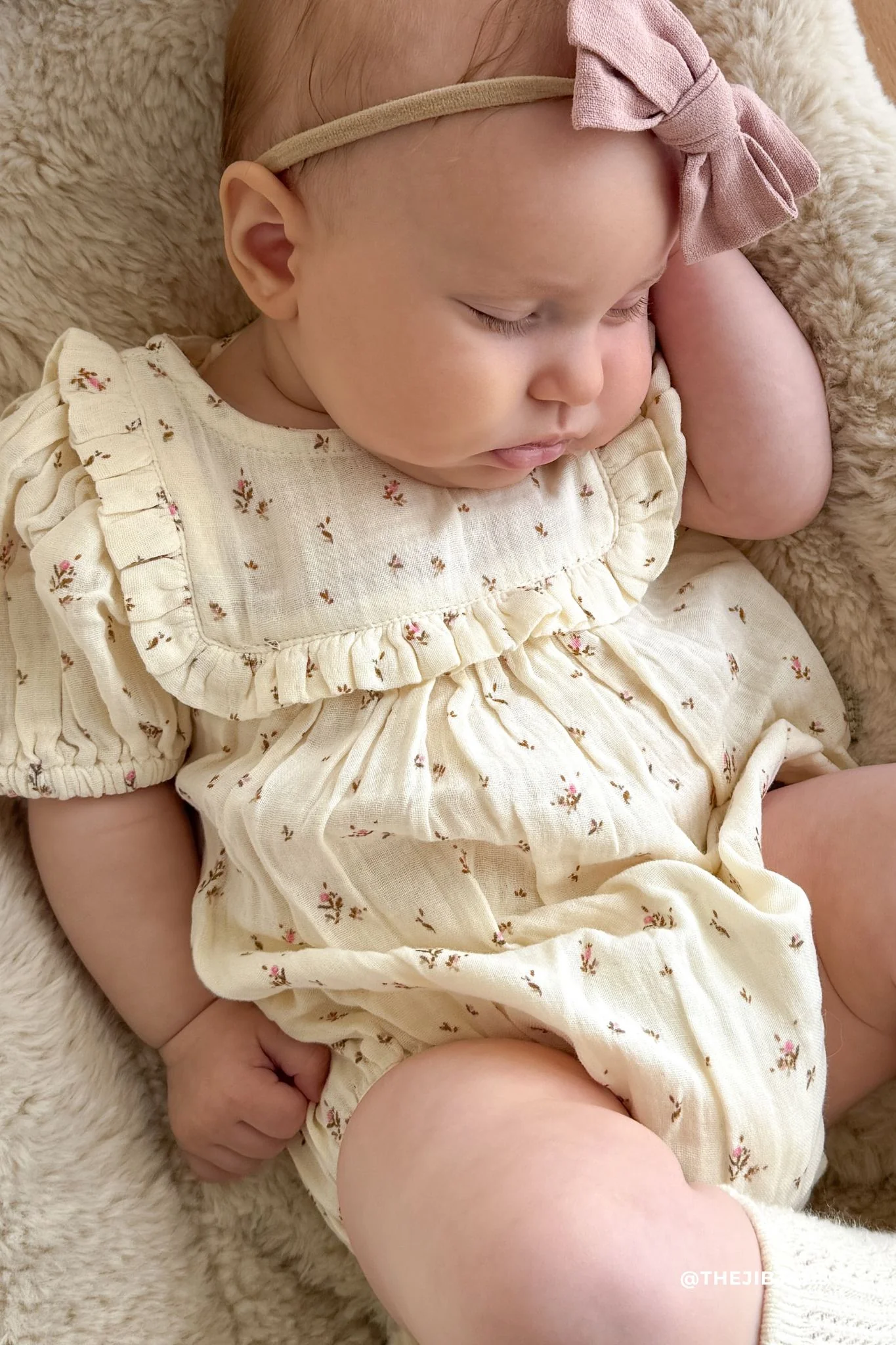 Organic Cotton Muslin Odette Playsuit - Dina Antique - Image 2