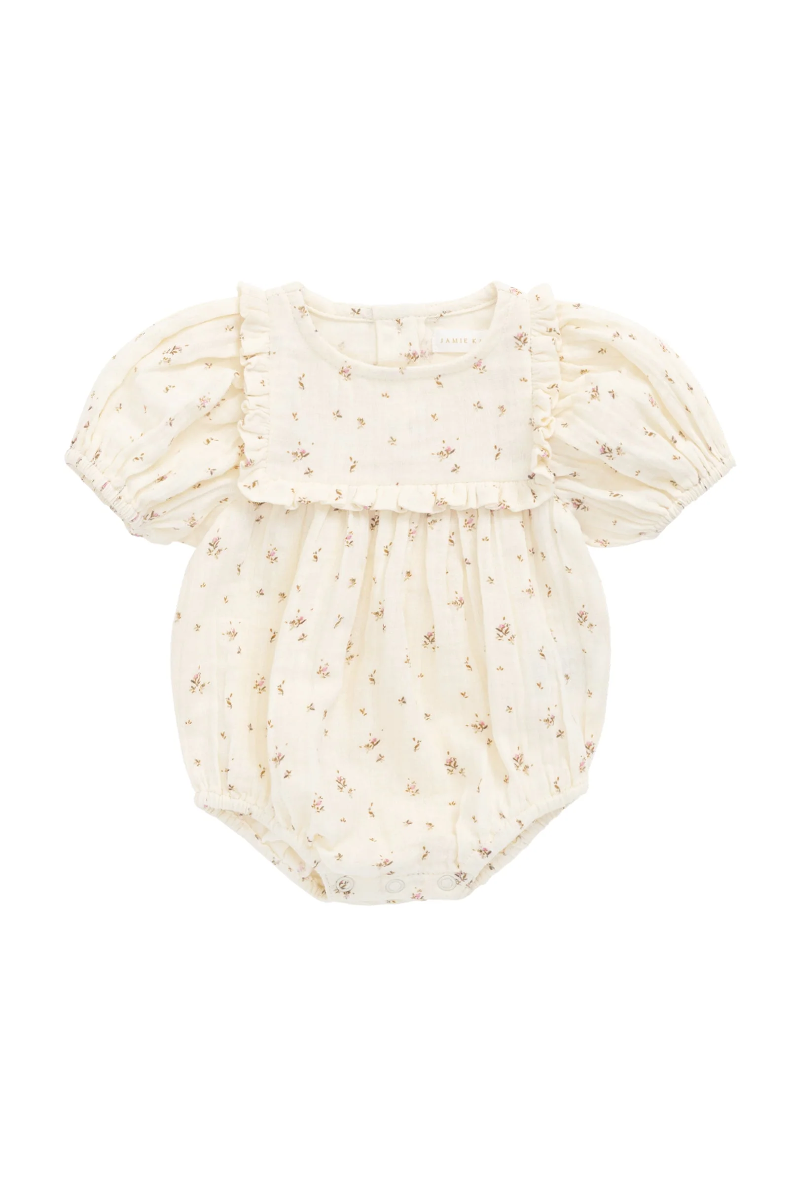Organic Cotton Muslin Odette Playsuit - Dina Antique - Image 3