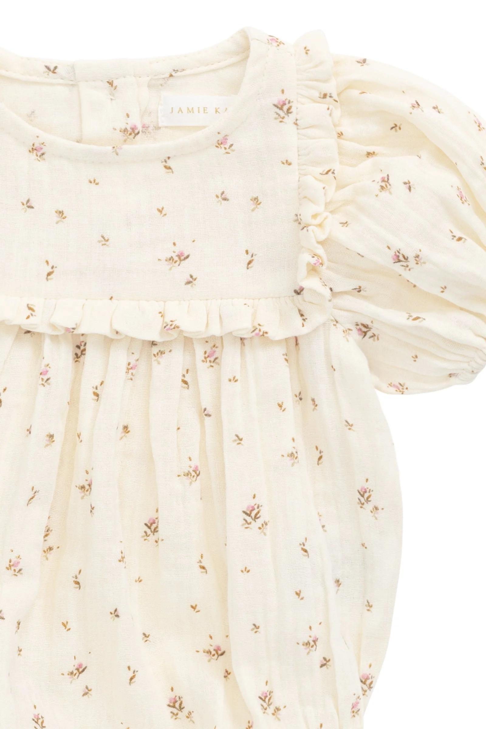 Organic Cotton Muslin Odette Playsuit - Dina Antique - Image 4