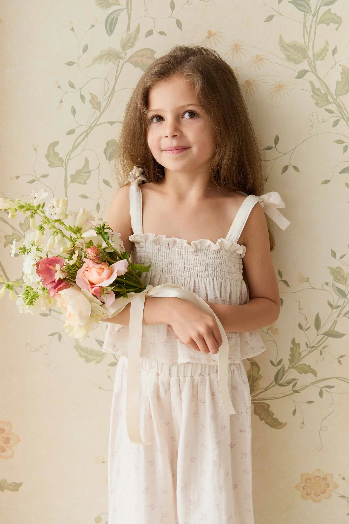 Organic Cotton Muslin Odette Top - Pauline Pink - Image 3