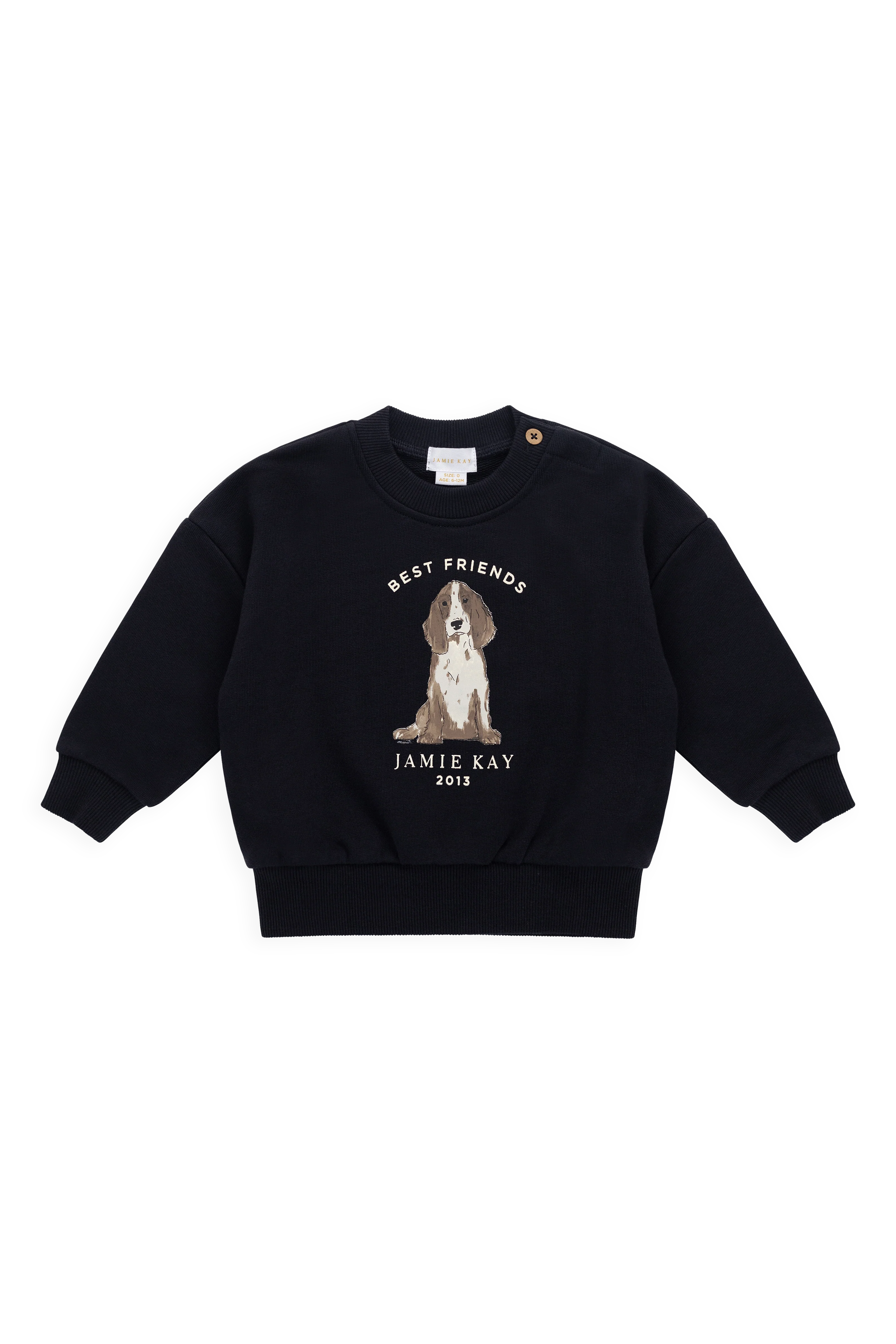 Organic Cotton Nash Sweatshirt-Eclipse Best Friends - Image 2