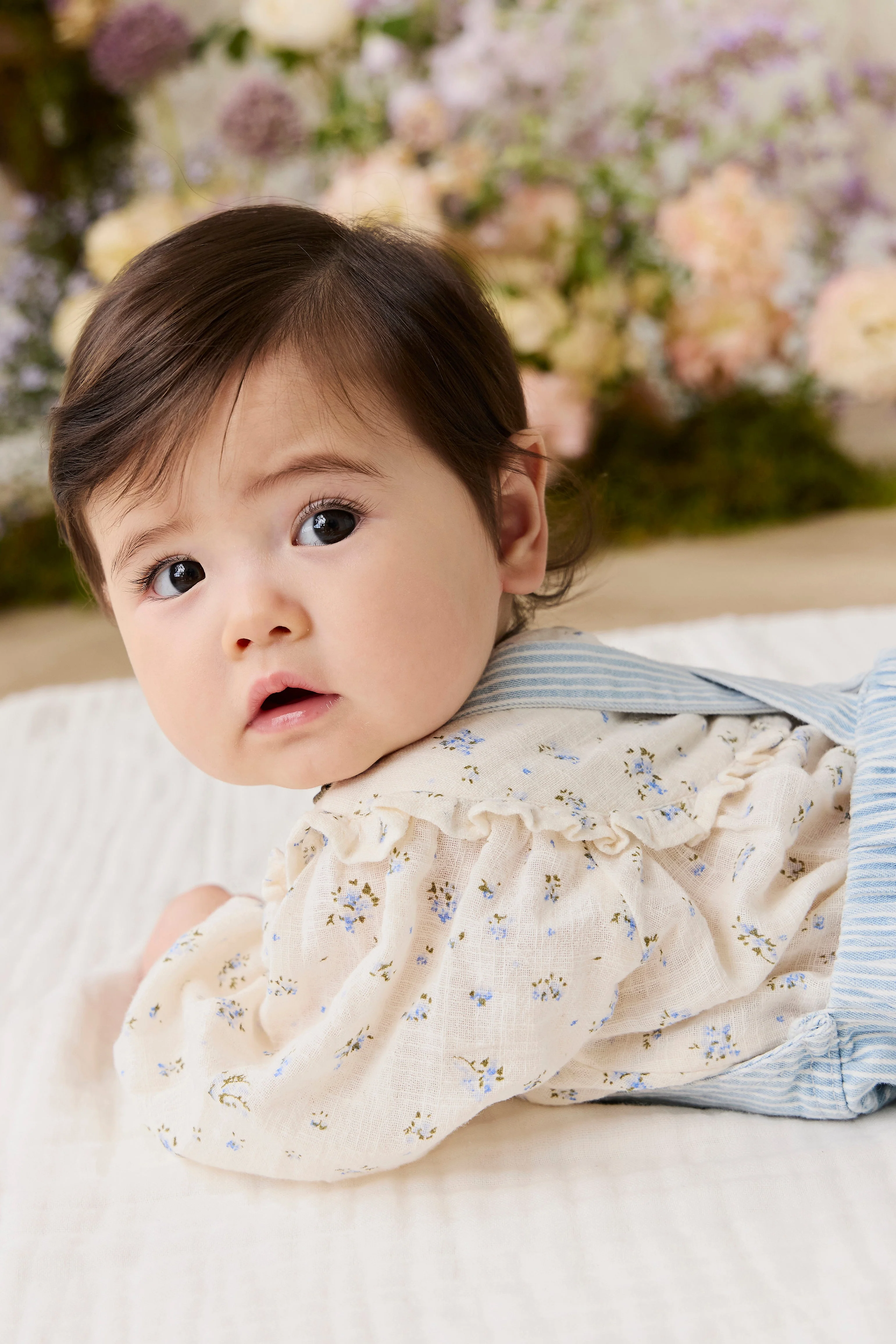 Organic Cotton Nathalie Blouse - Juniper Fields Blue - Image 12