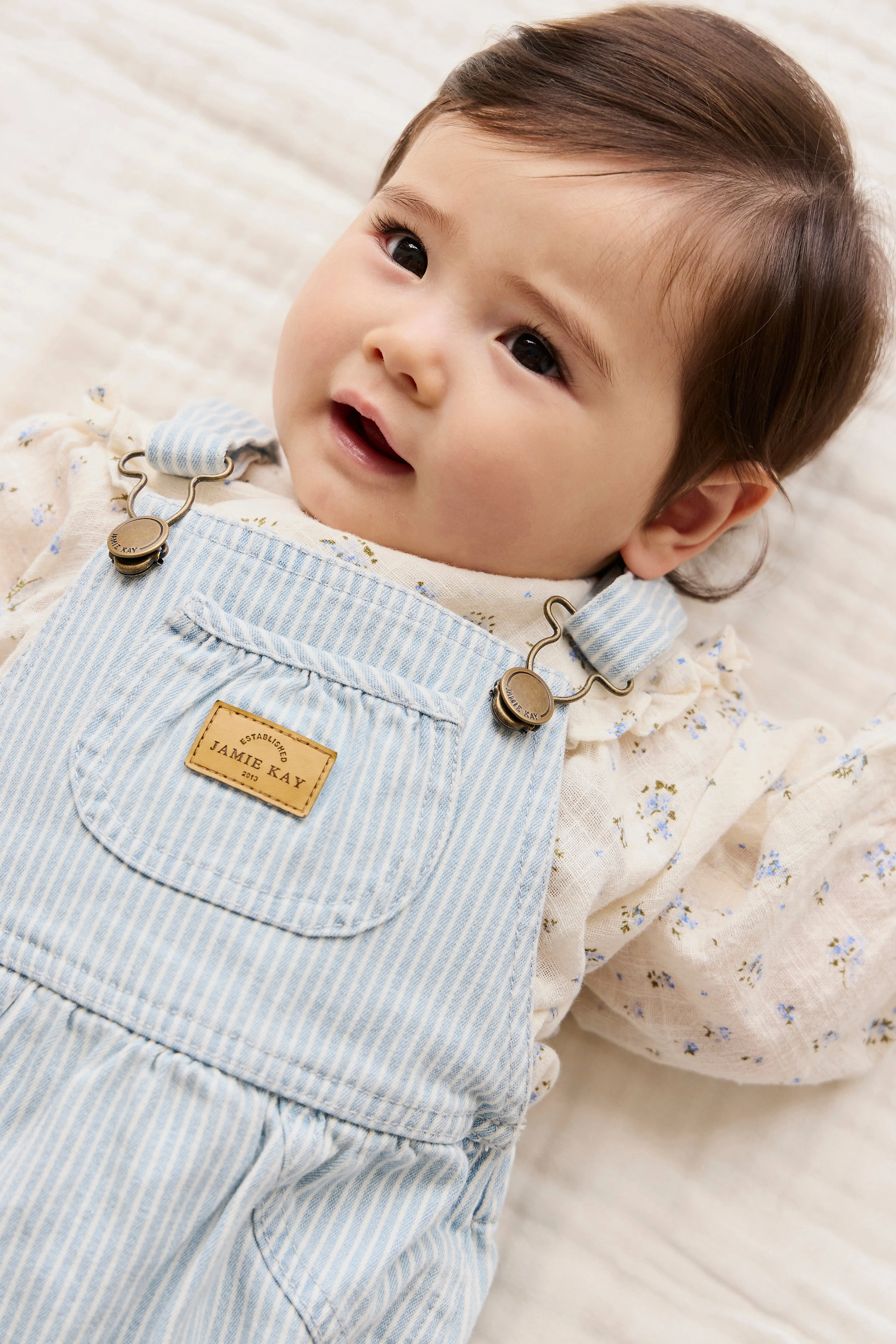 Organic Cotton Nathalie Blouse - Juniper Fields Blue - Image 18