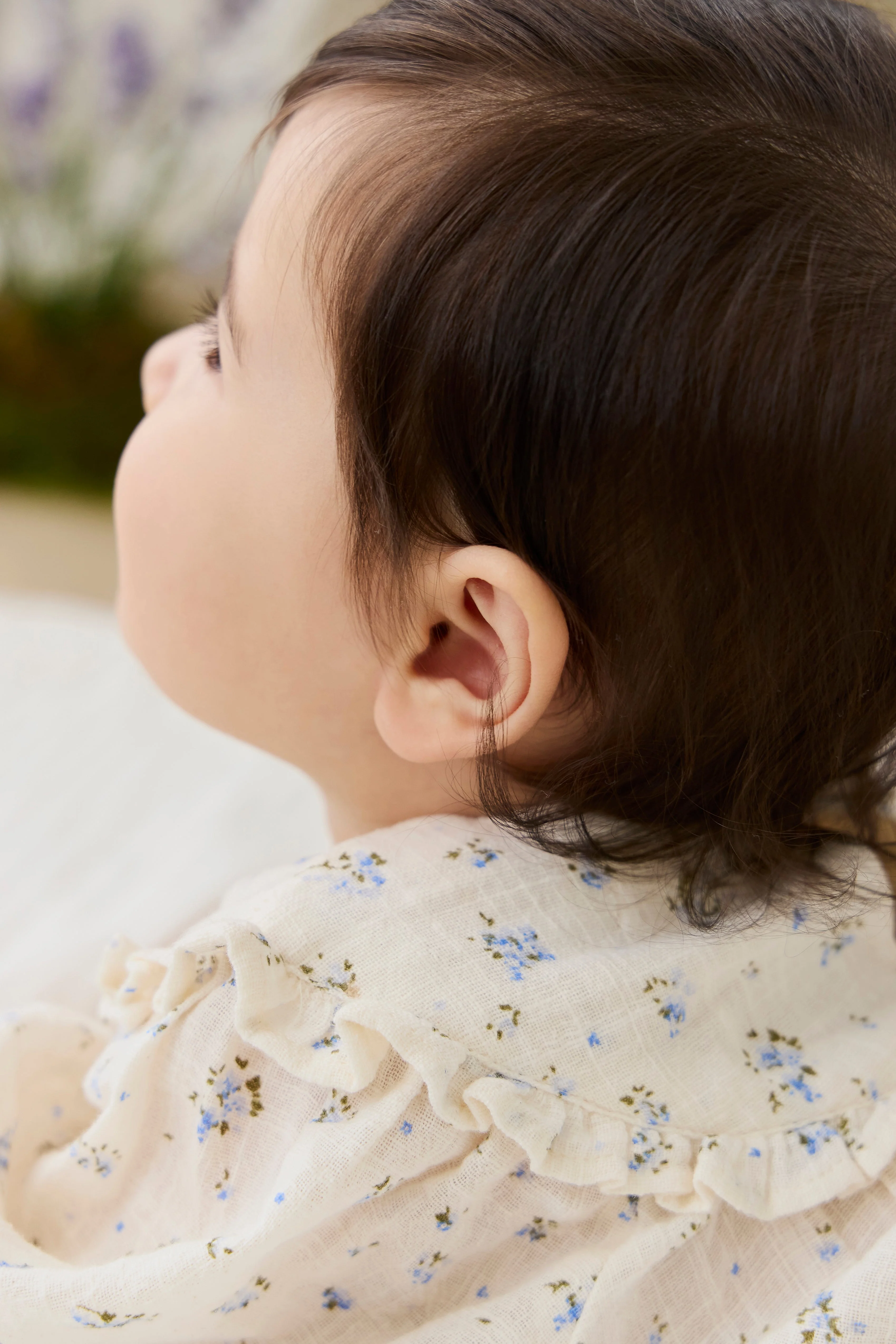 Organic Cotton Nathalie Blouse - Juniper Fields Blue - Image 19