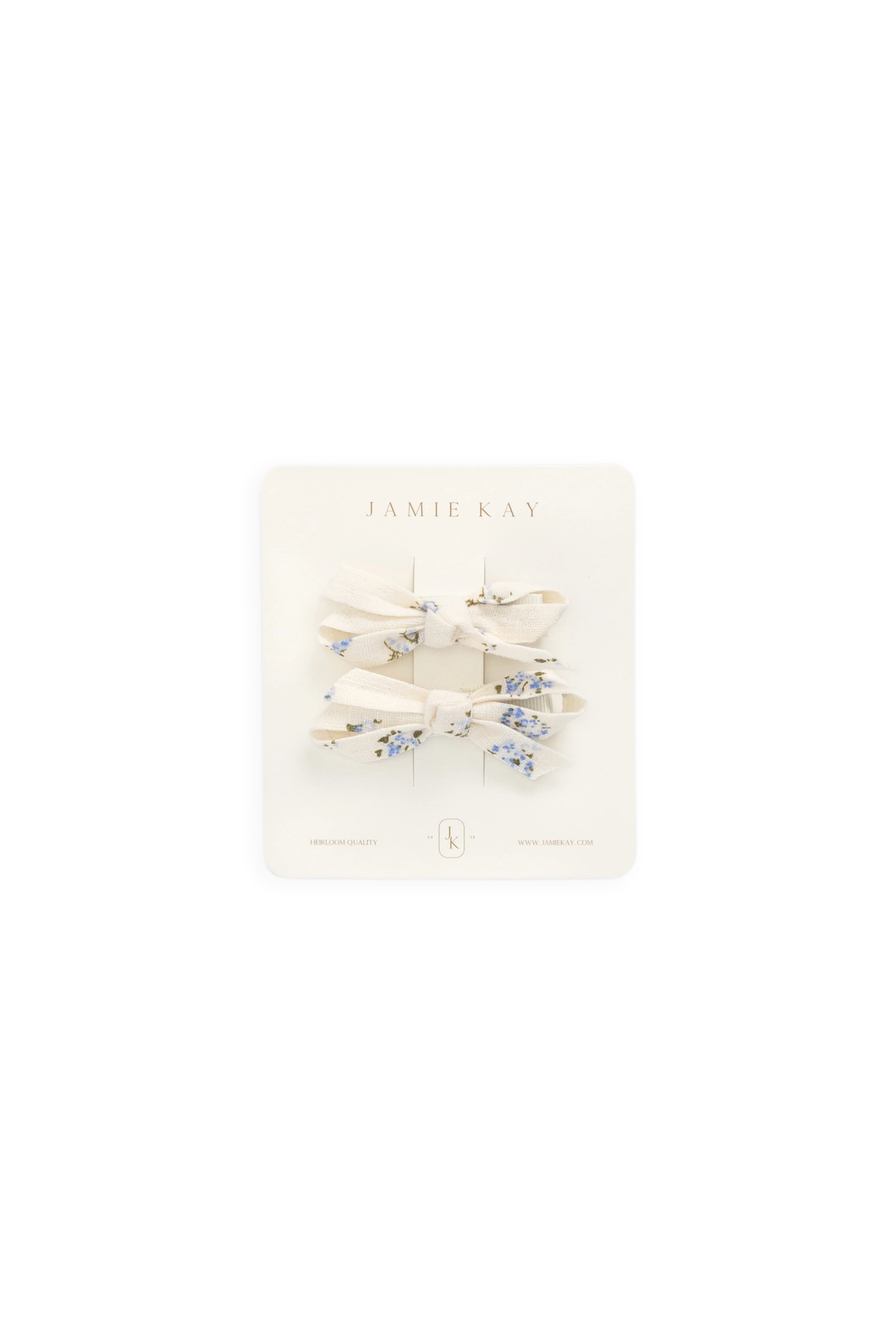Organic Cotton Nathalie Bow - Juniper Fields Blue - Image 2