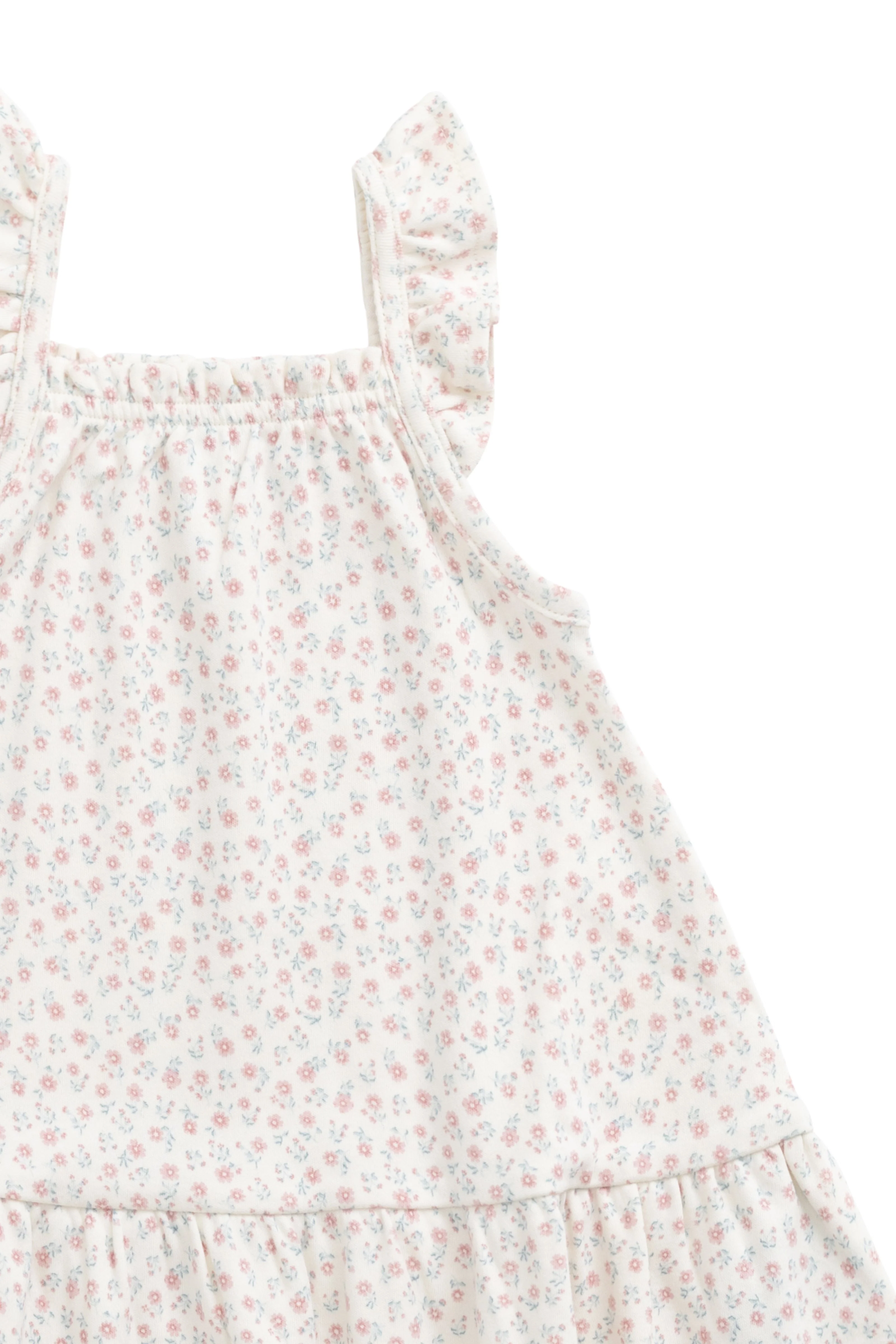 Organic Cotton Nelly Dress - Posy Garden Pink - Image 10