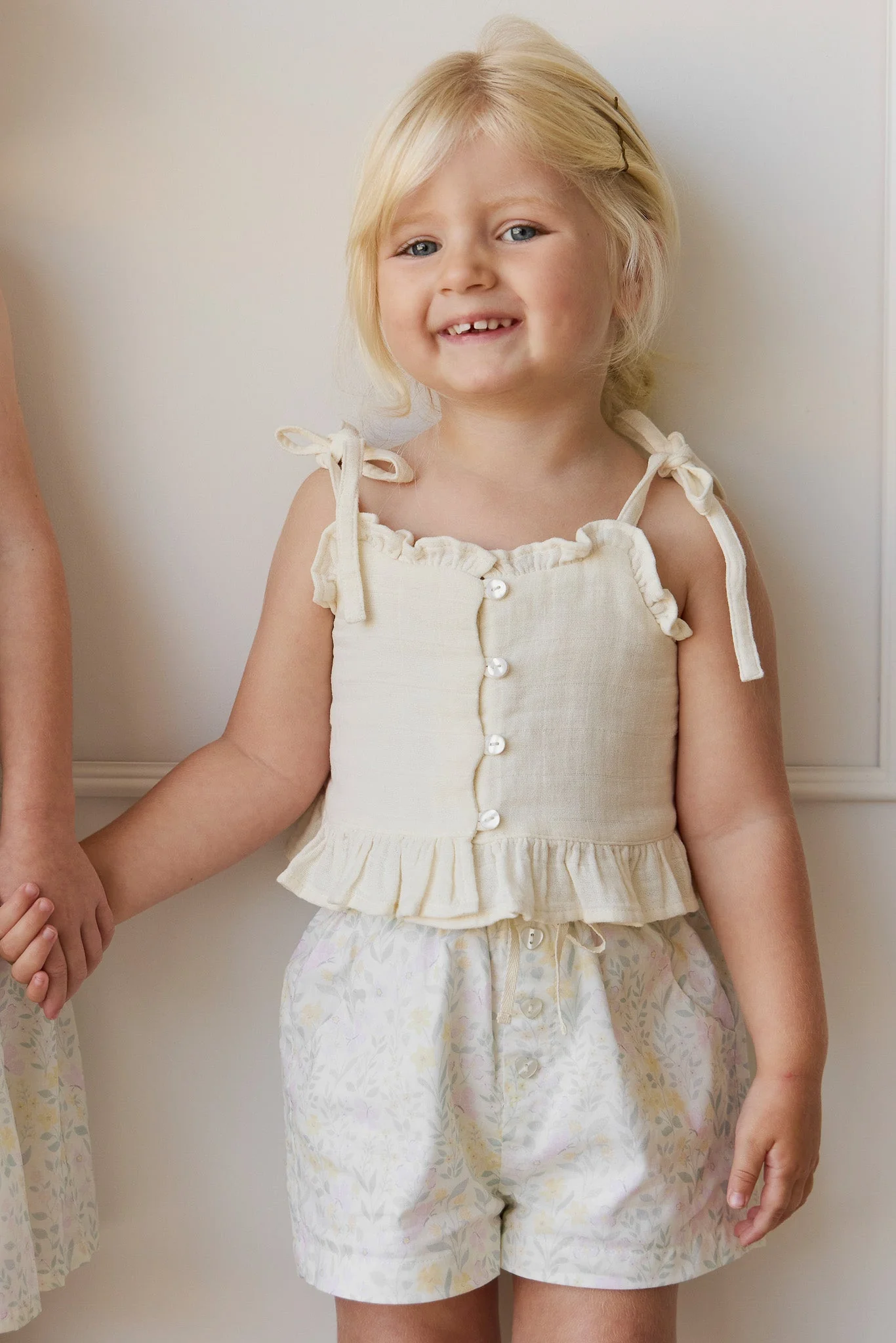Organic Cotton Neve Short - Daphne Egret - Image 3