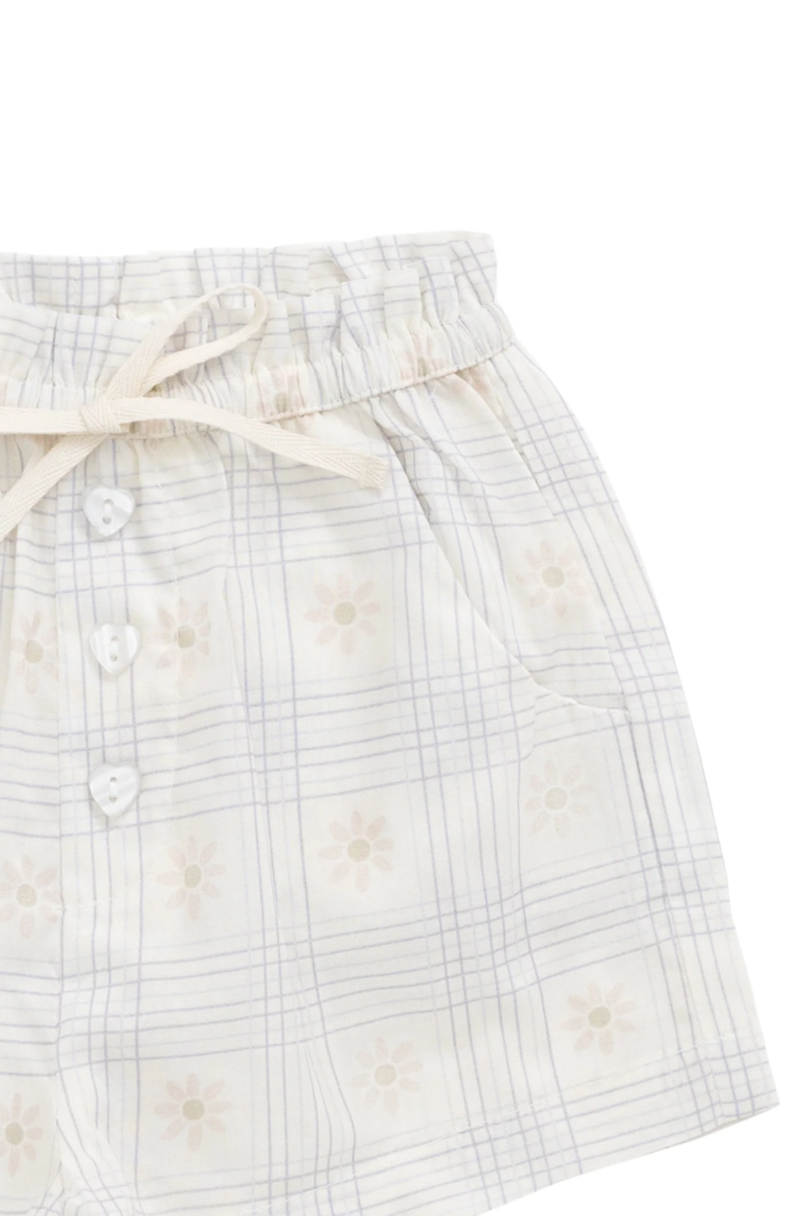 Organic Cotton Neve Short - Marguerite Egret - Image 6