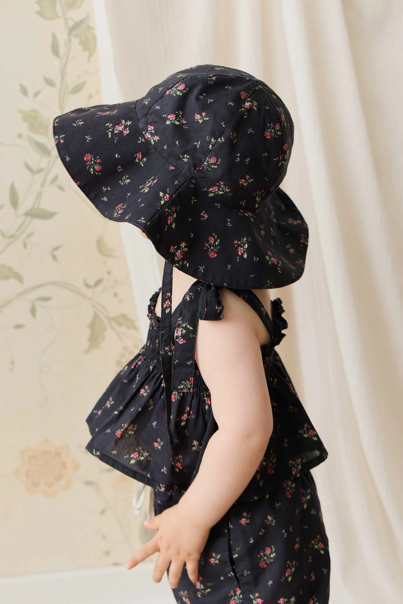 Organic Cotton Noelle Hat - Bianca Noir - Image 3