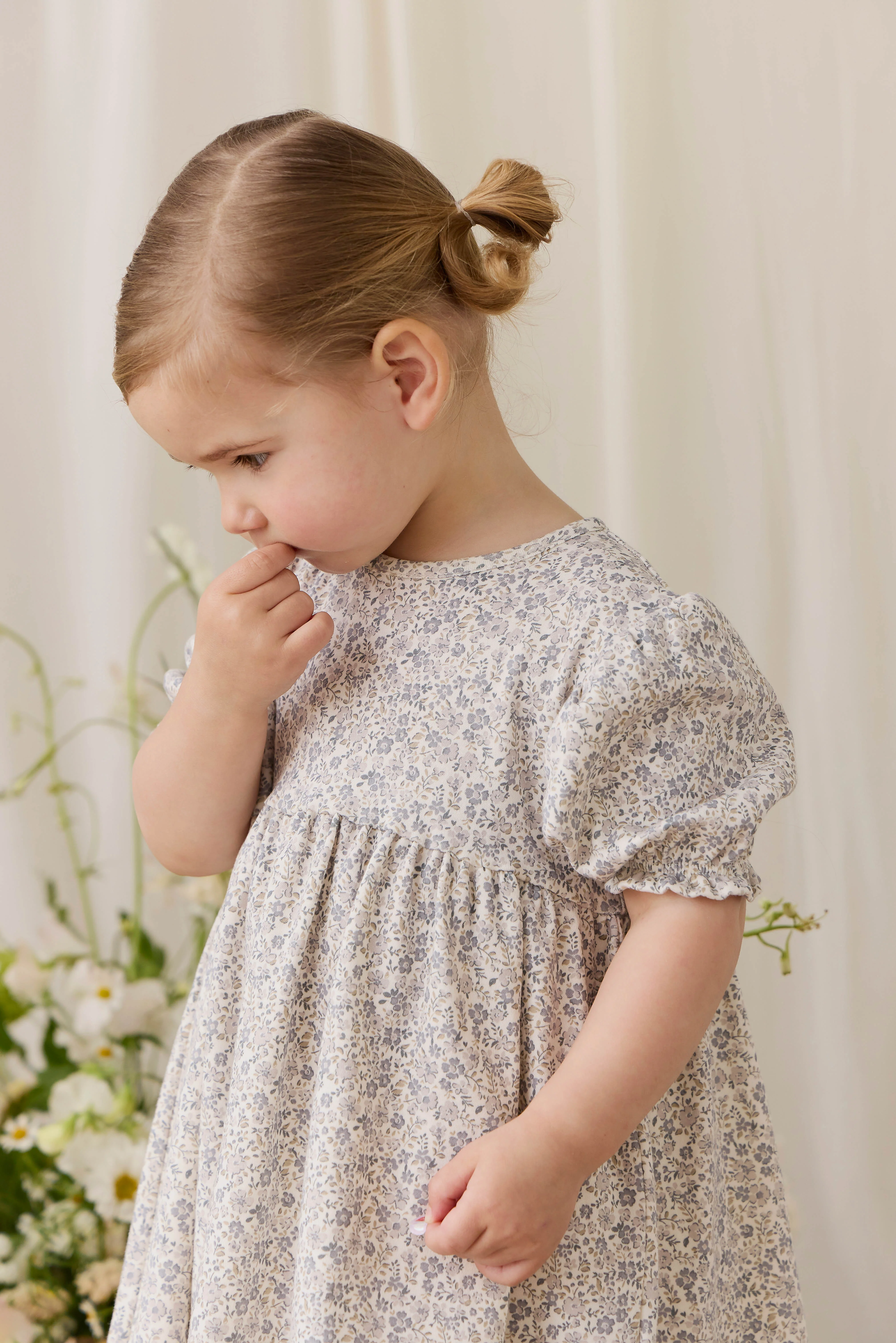 Organic Cotton Penny Dress - Tully Grey - Image 3
