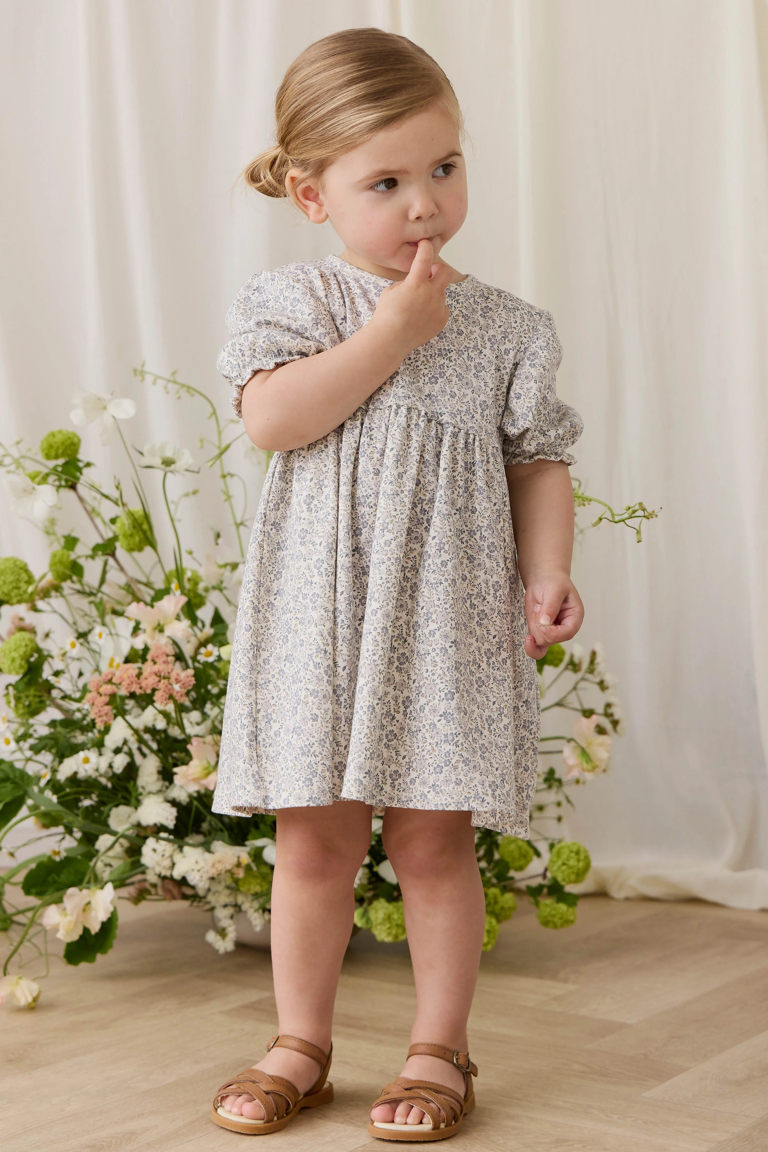 Organic Cotton Penny Dress - Tully Grey - Image 4