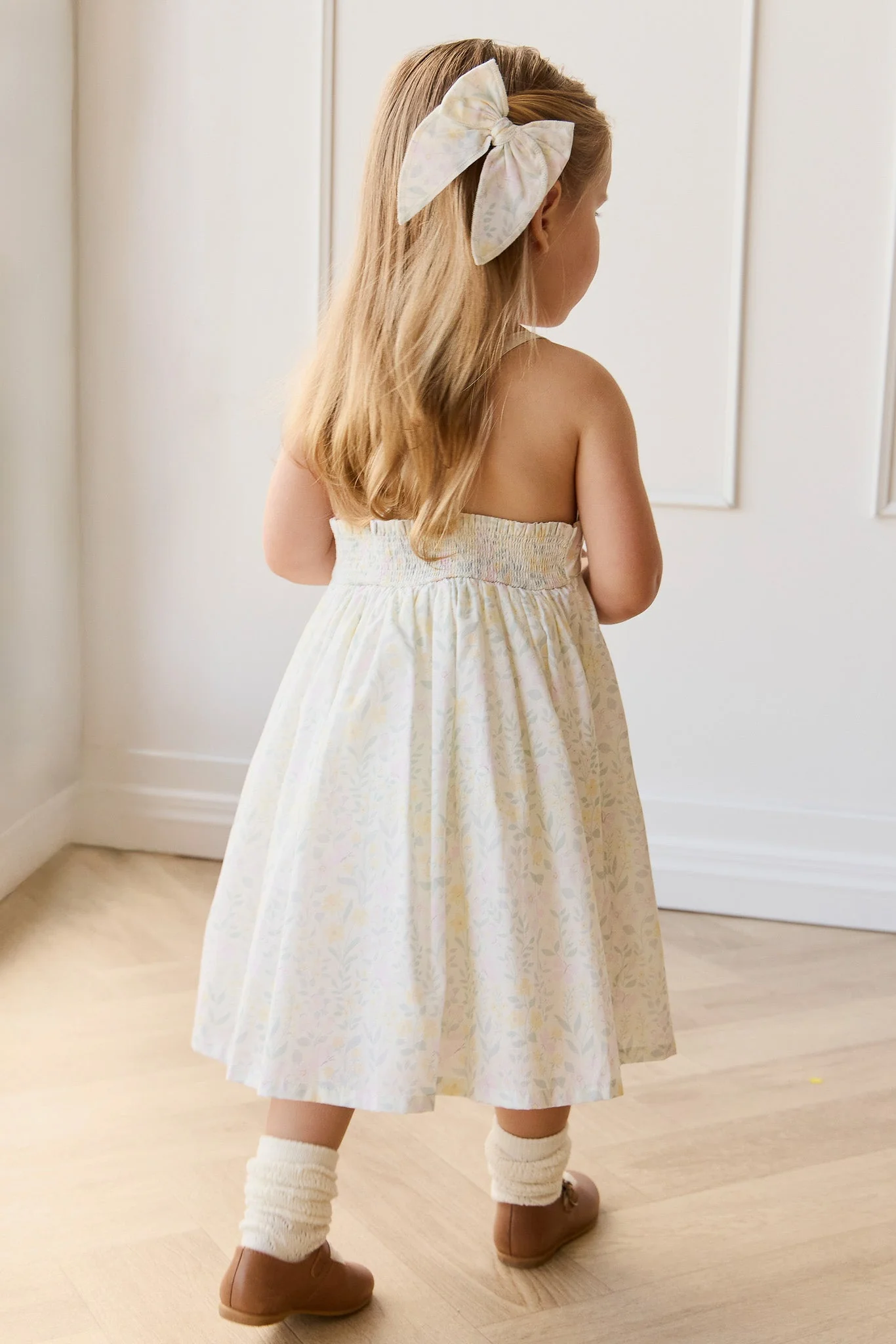 Organic Cotton Pippa Dress - Daphne Egret - Image 4