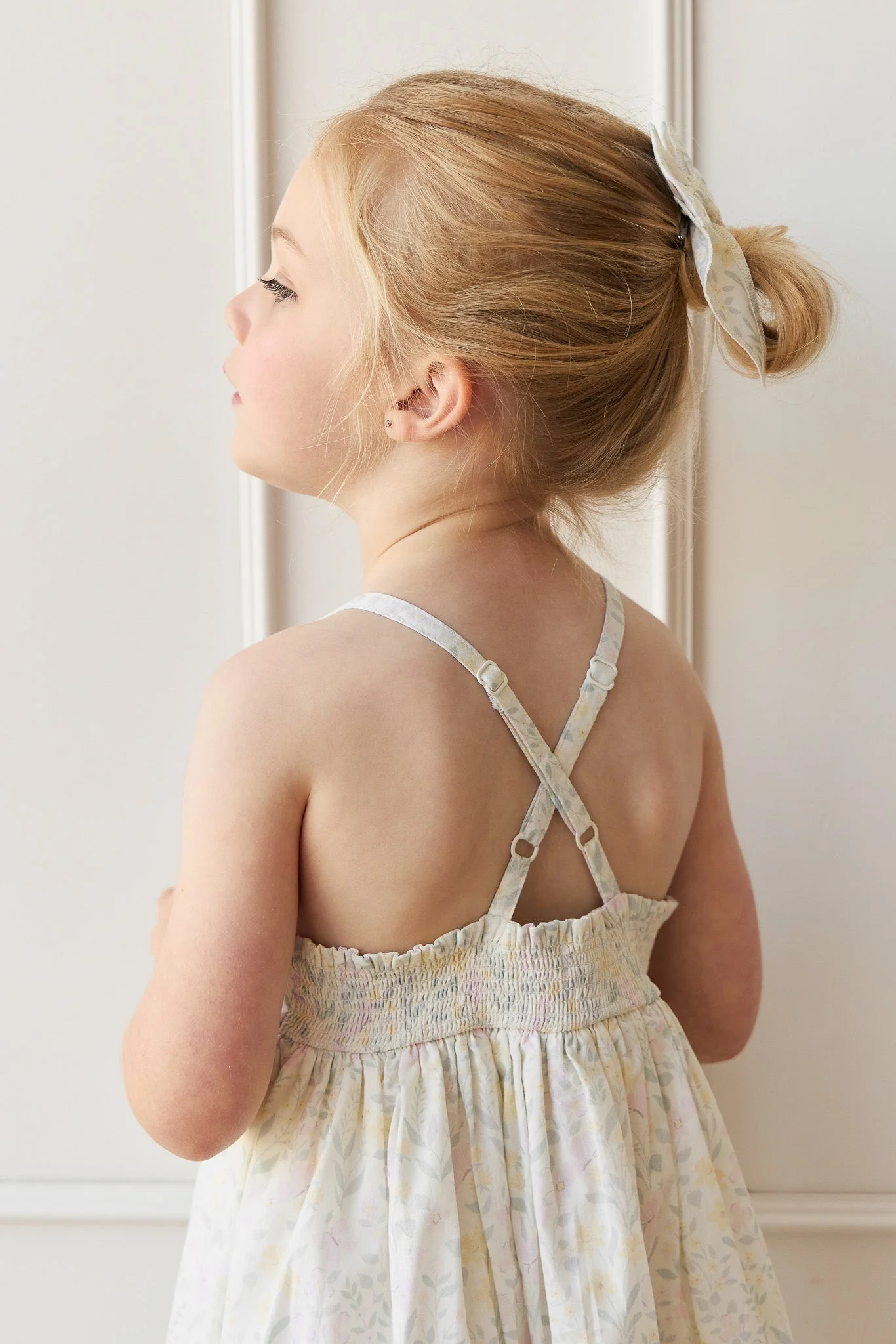 Organic Cotton Pippa Dress - Daphne Egret - Image 5