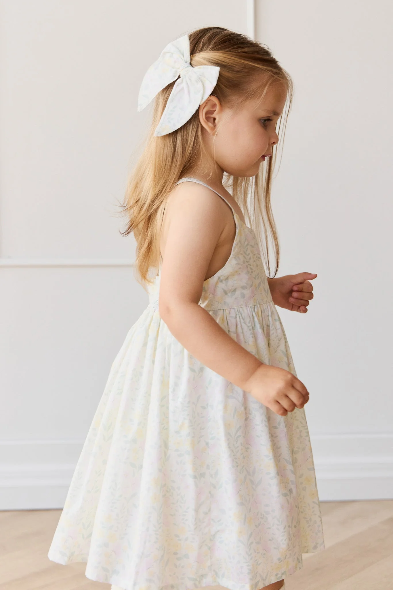 Organic Cotton Pippa Dress - Daphne Egret - Image 6