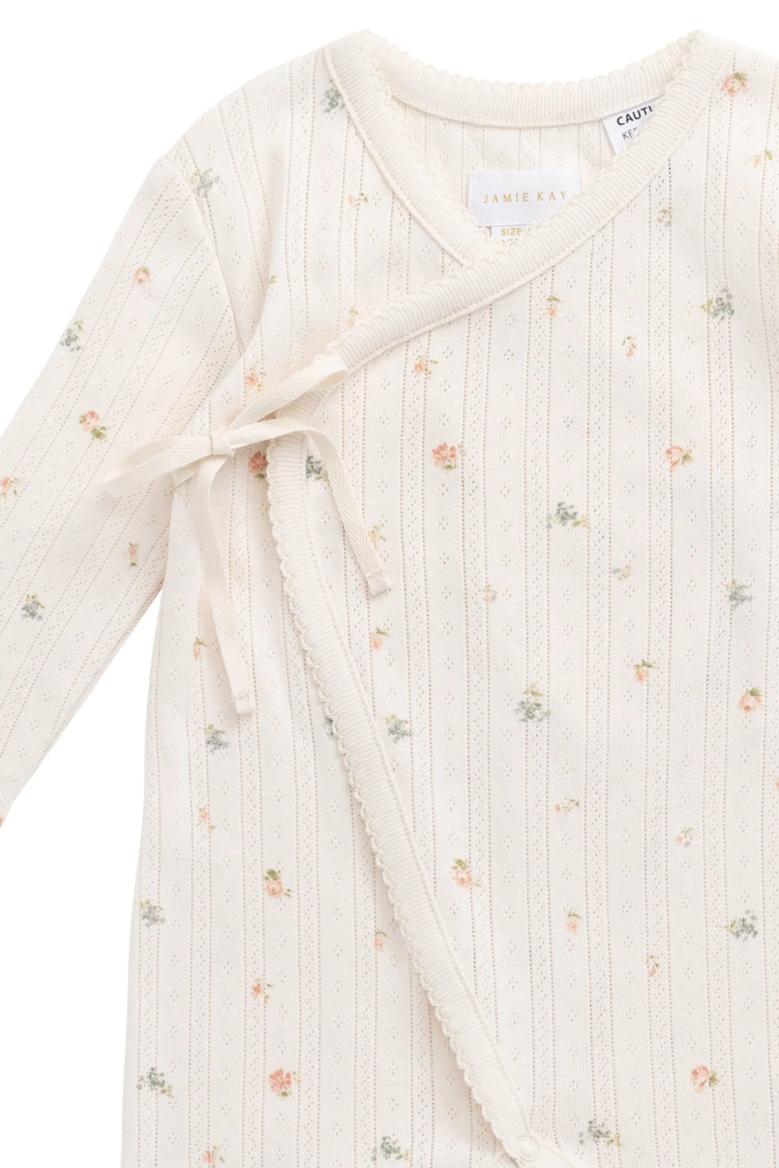 Organic Cotton Pointelle Estelle Onepiece - Sweet Magnolia Simple - Image 3