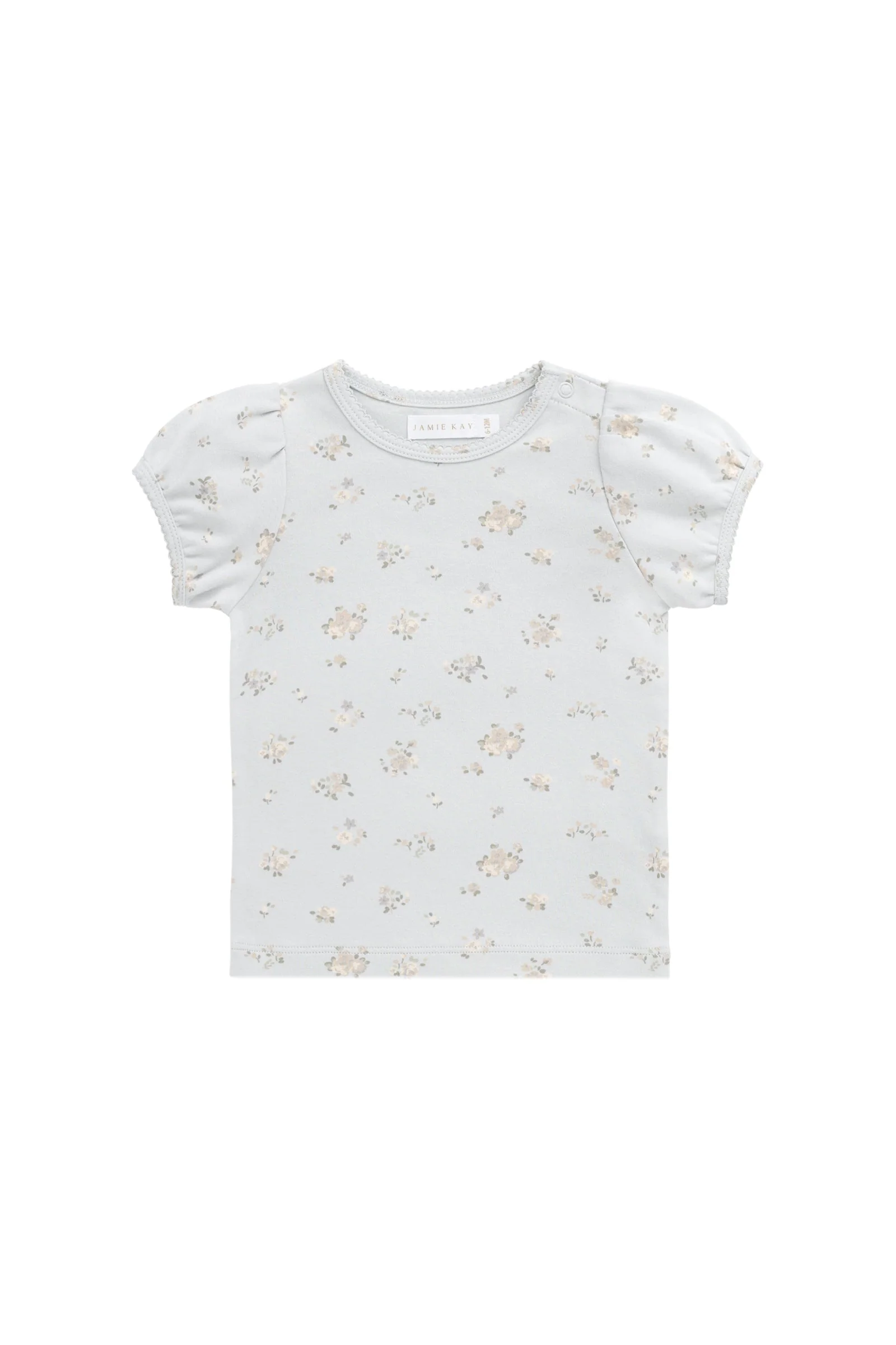 Organic Cotton Prarie Top - Petite Fleur Blue - Image 2