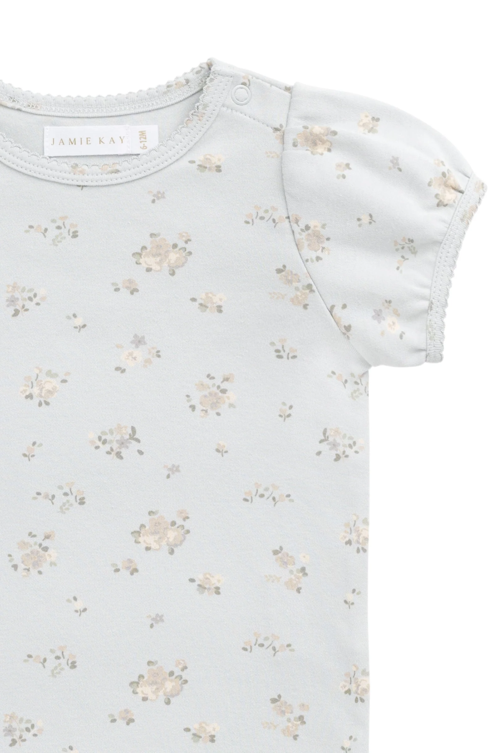 Organic Cotton Prarie Top - Petite Fleur Blue - Image 6