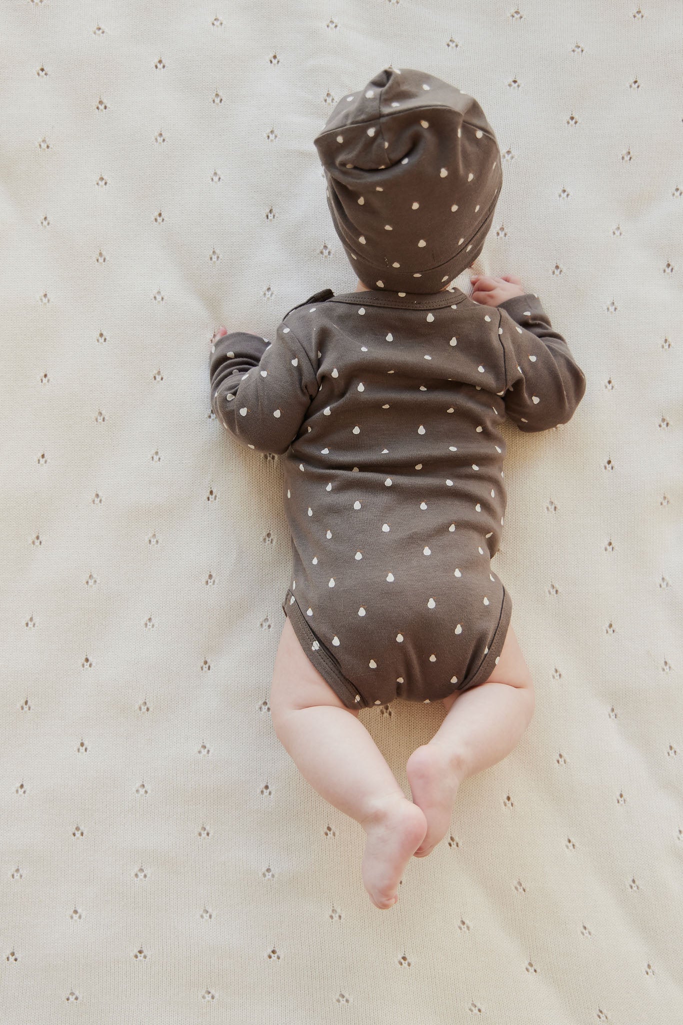 Organic Cotton Reese Beanie - Pears Thyme - Image 6