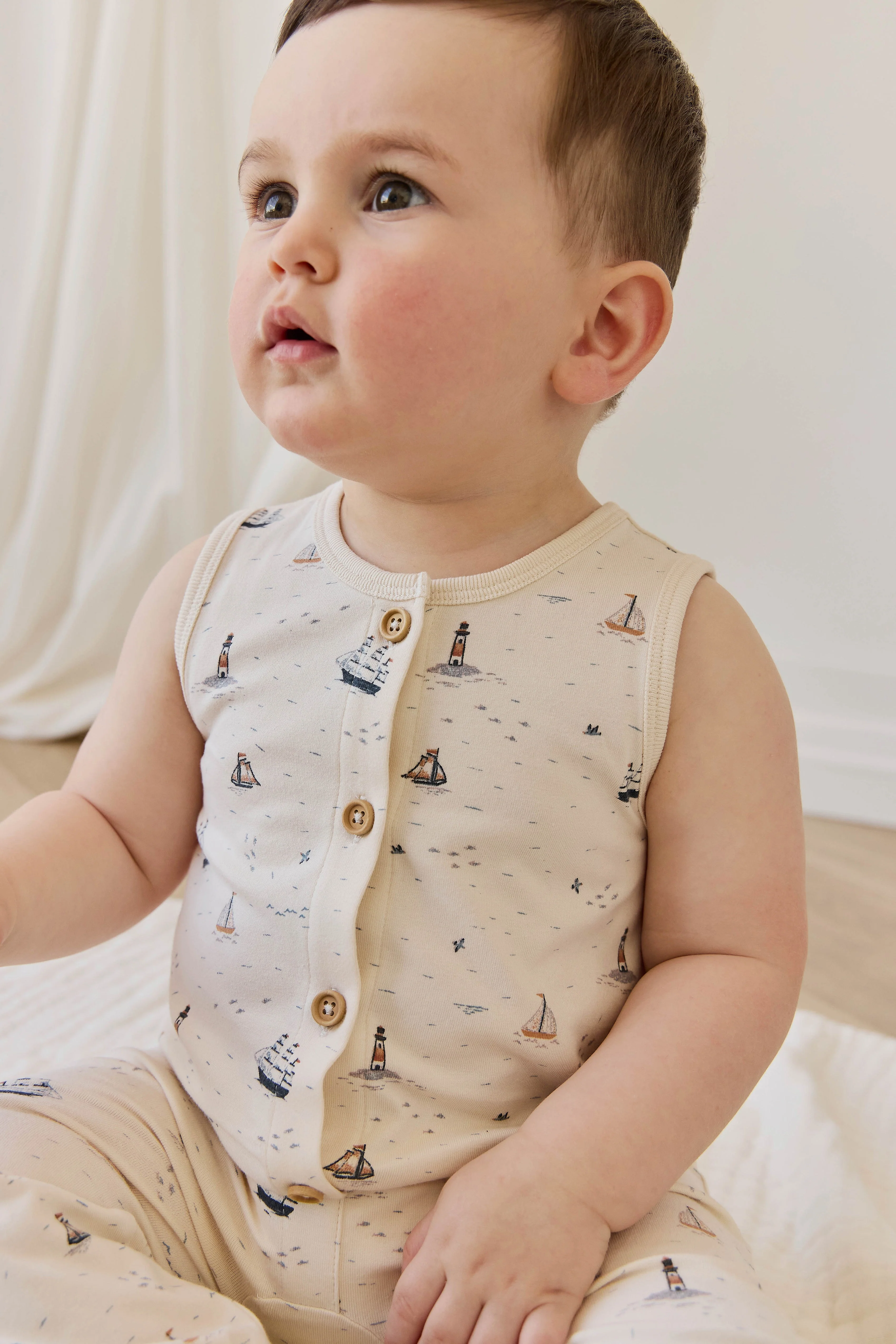 Organic Cotton Rupert Onepiece-Sailing Day - Image 6