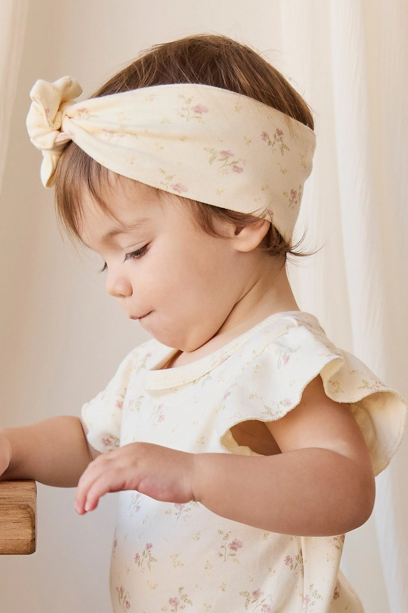 Organic Cotton Sage Onepiece - Thelma Parchment - Image 4