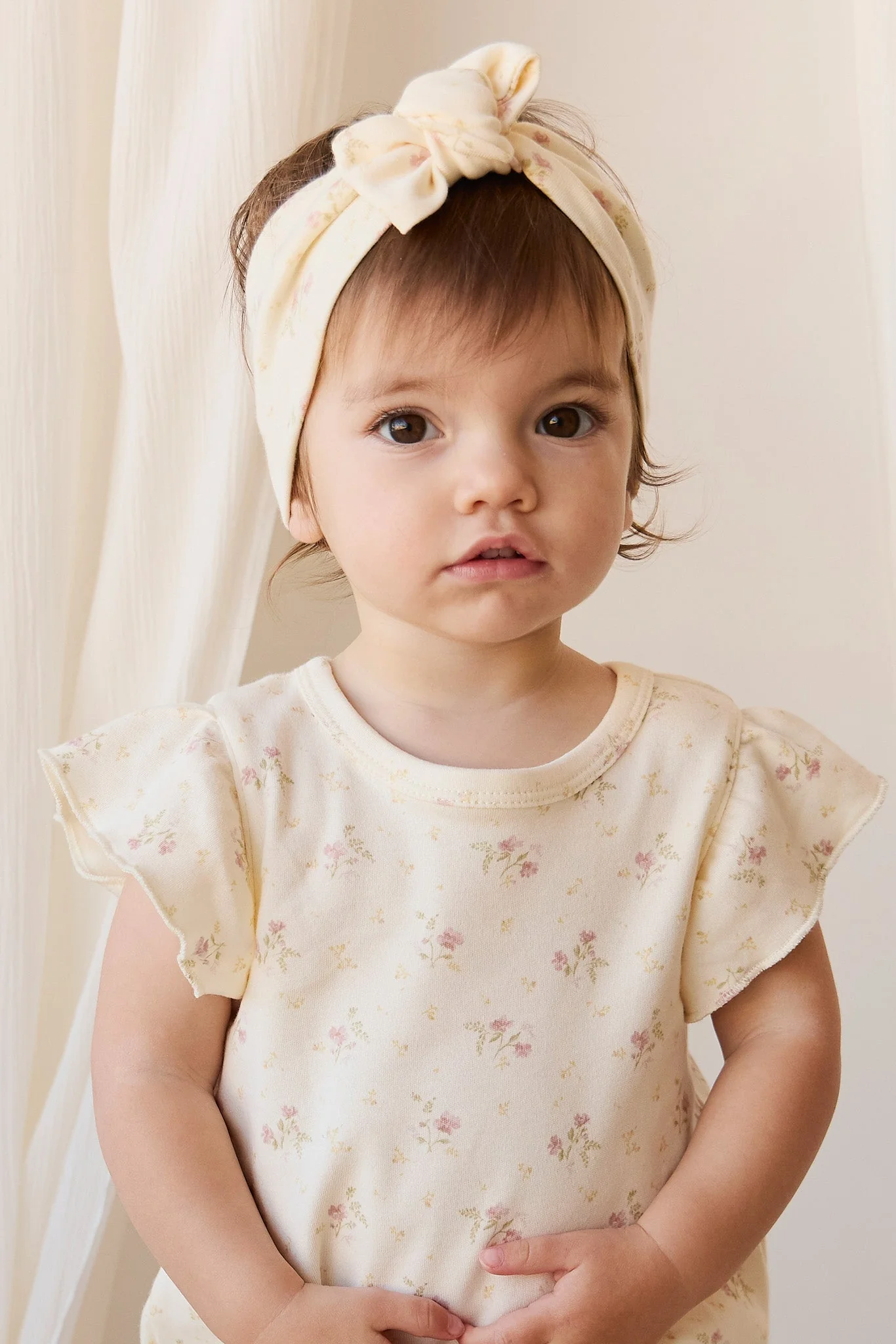 Organic Cotton Sage Onepiece - Thelma Parchment - Image 6