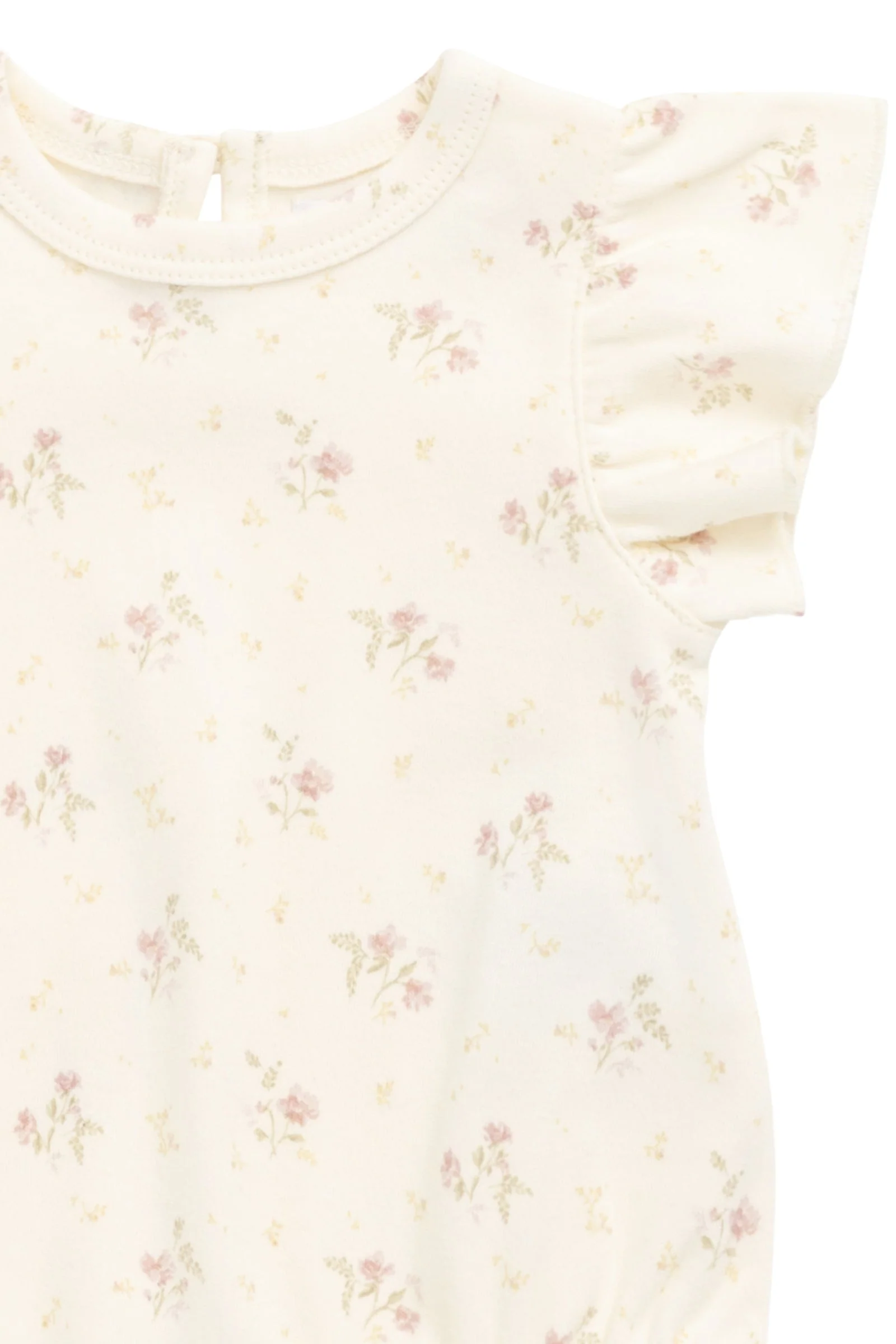 Organic Cotton Sage Onepiece - Thelma Parchment - Image 7