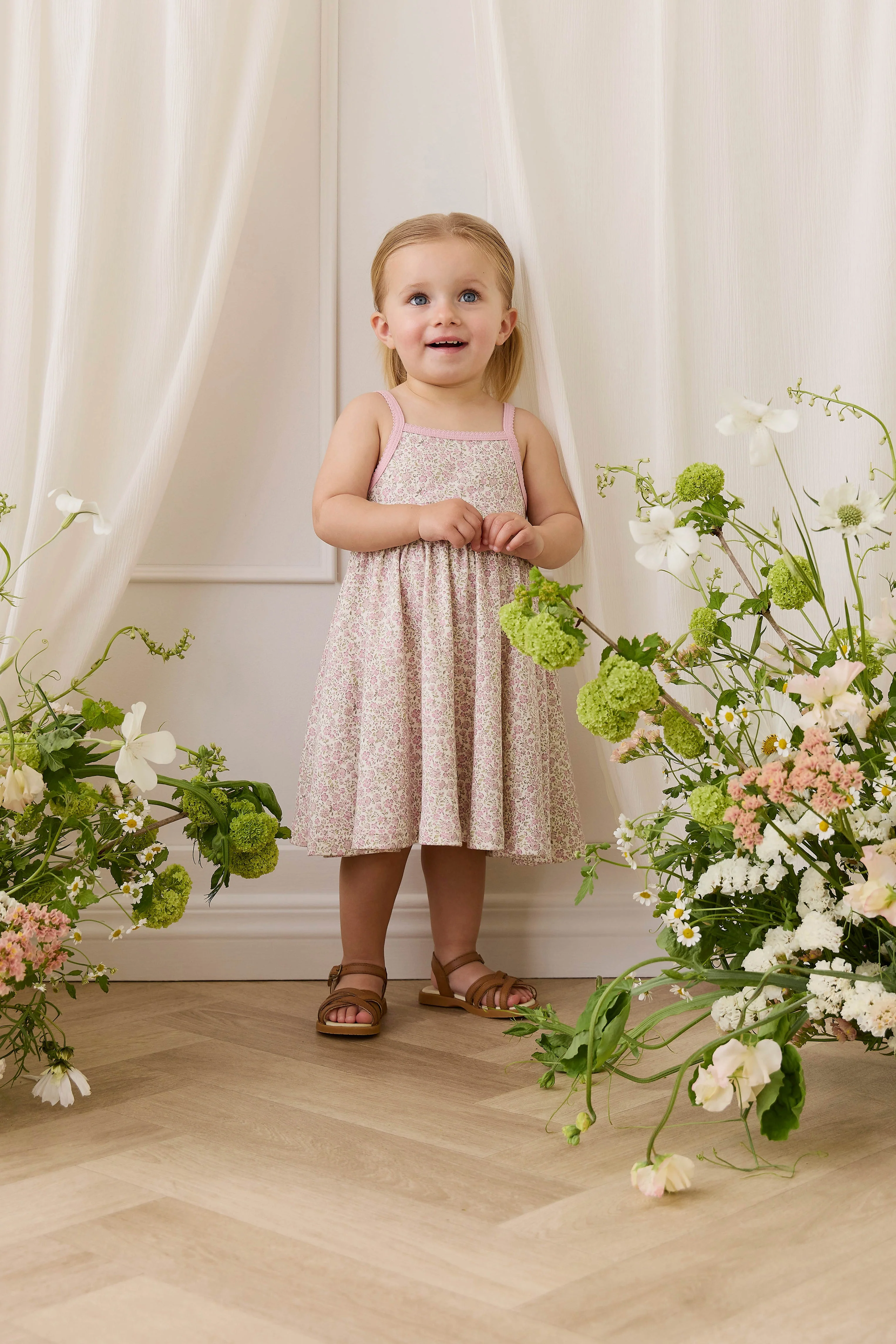 Organic Cotton Samantha Dress - Tully Mauve - Image 3