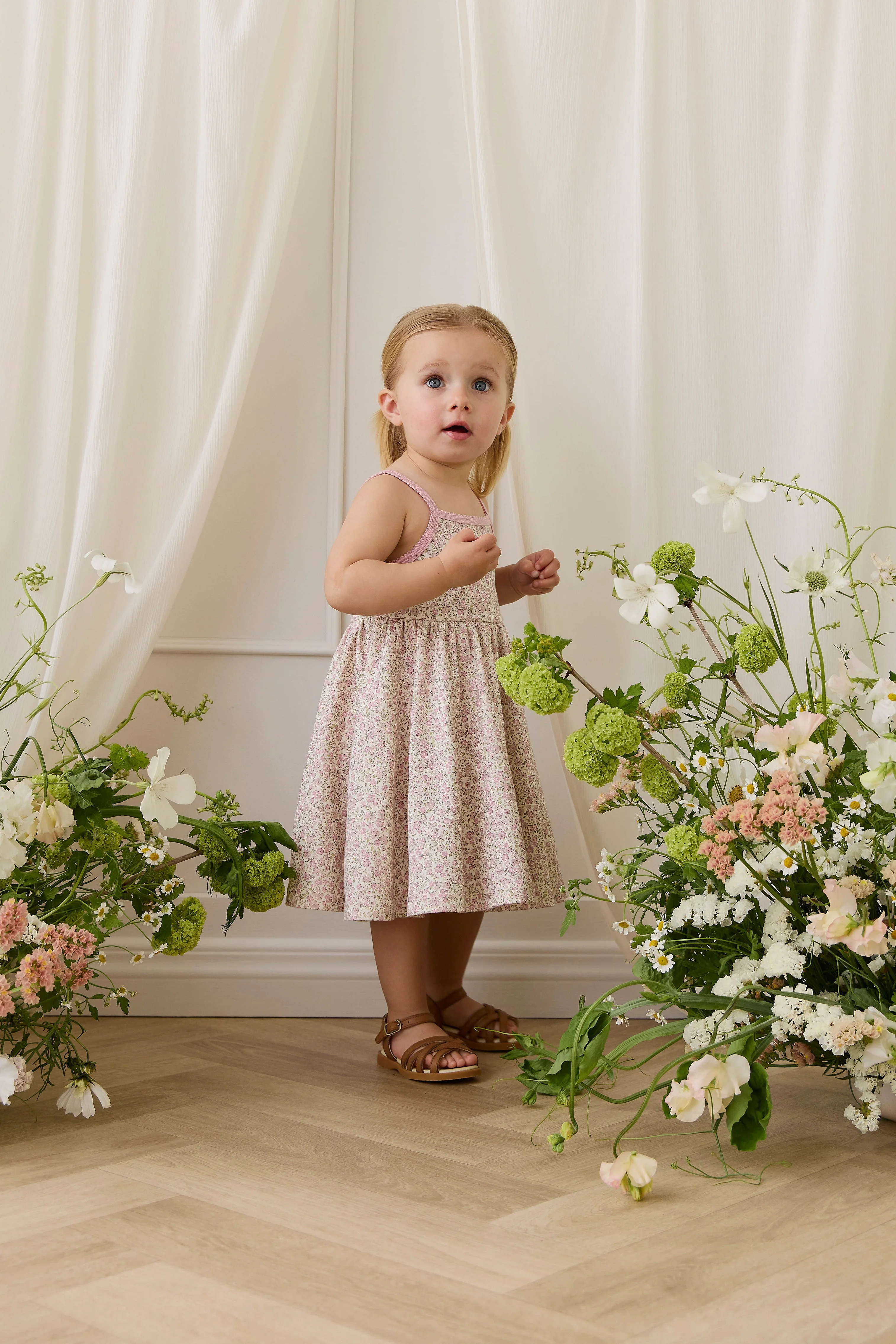 Organic Cotton Samantha Dress - Tully Mauve - Image 9