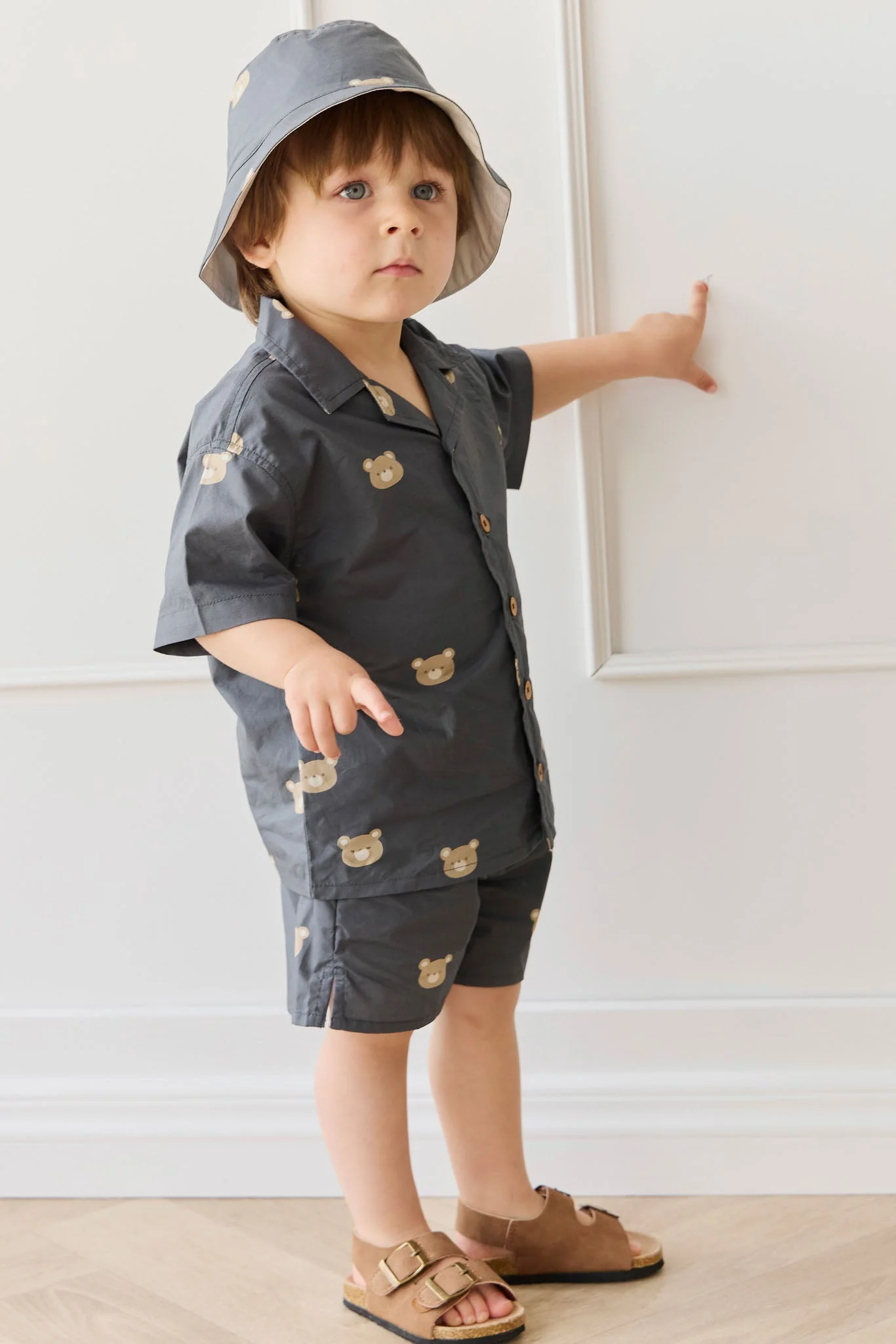Organic Cotton Silas Shirt - Bobby Bears Shadow - Image 3