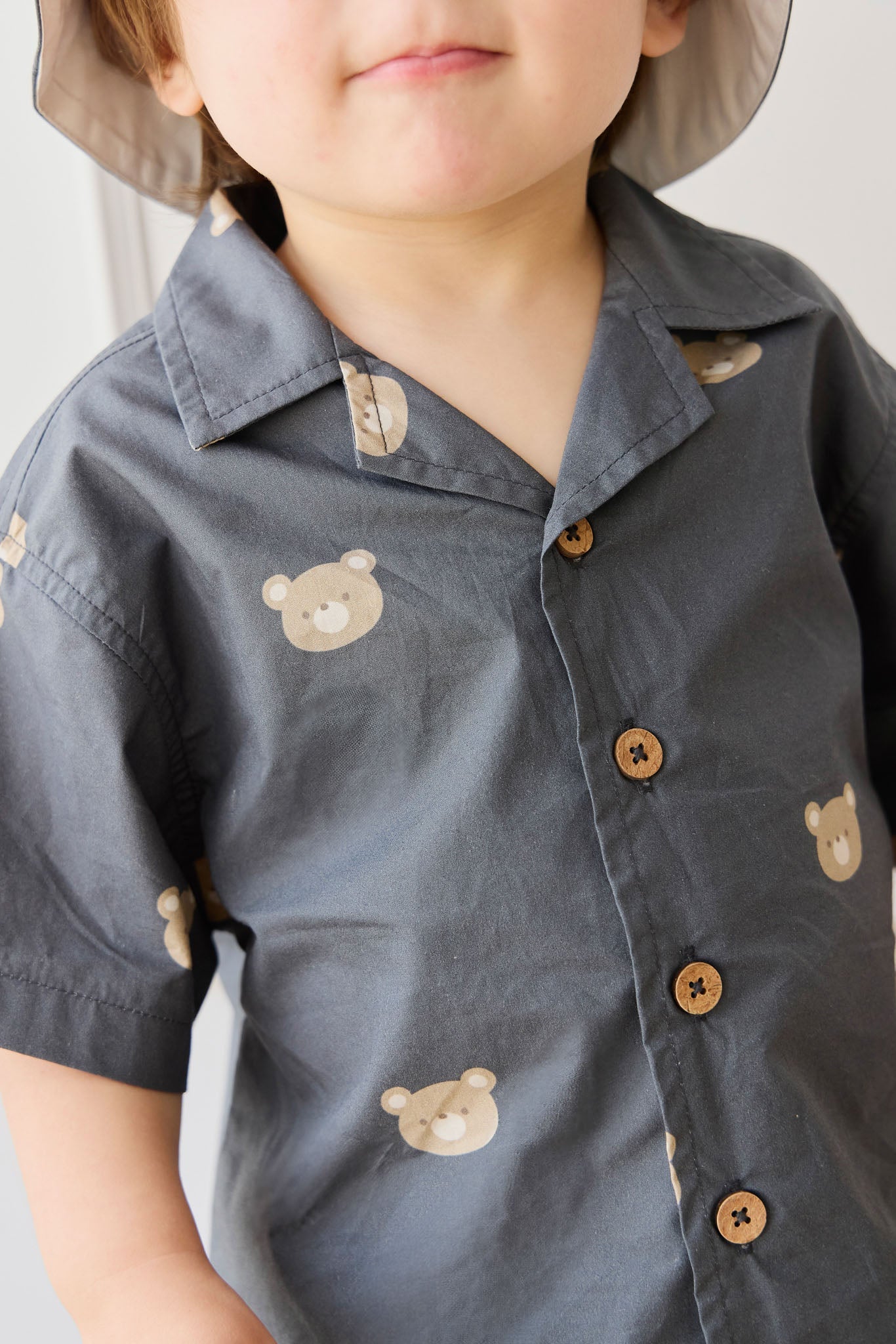 Organic Cotton Silas Shirt - Bobby Bears Shadow - Image 6