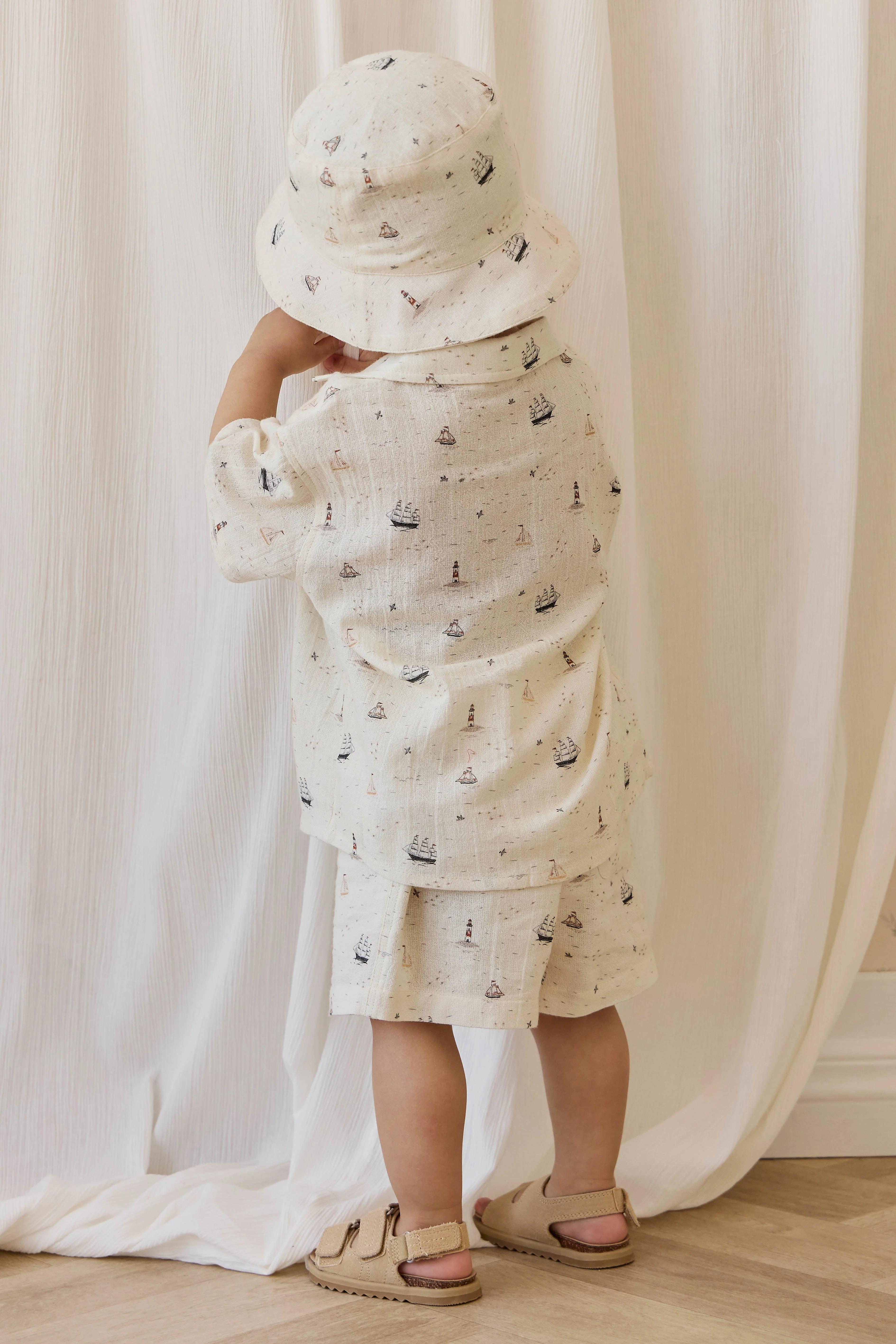 Organic Cotton Silas Shirt-Sailing Day - Image 4