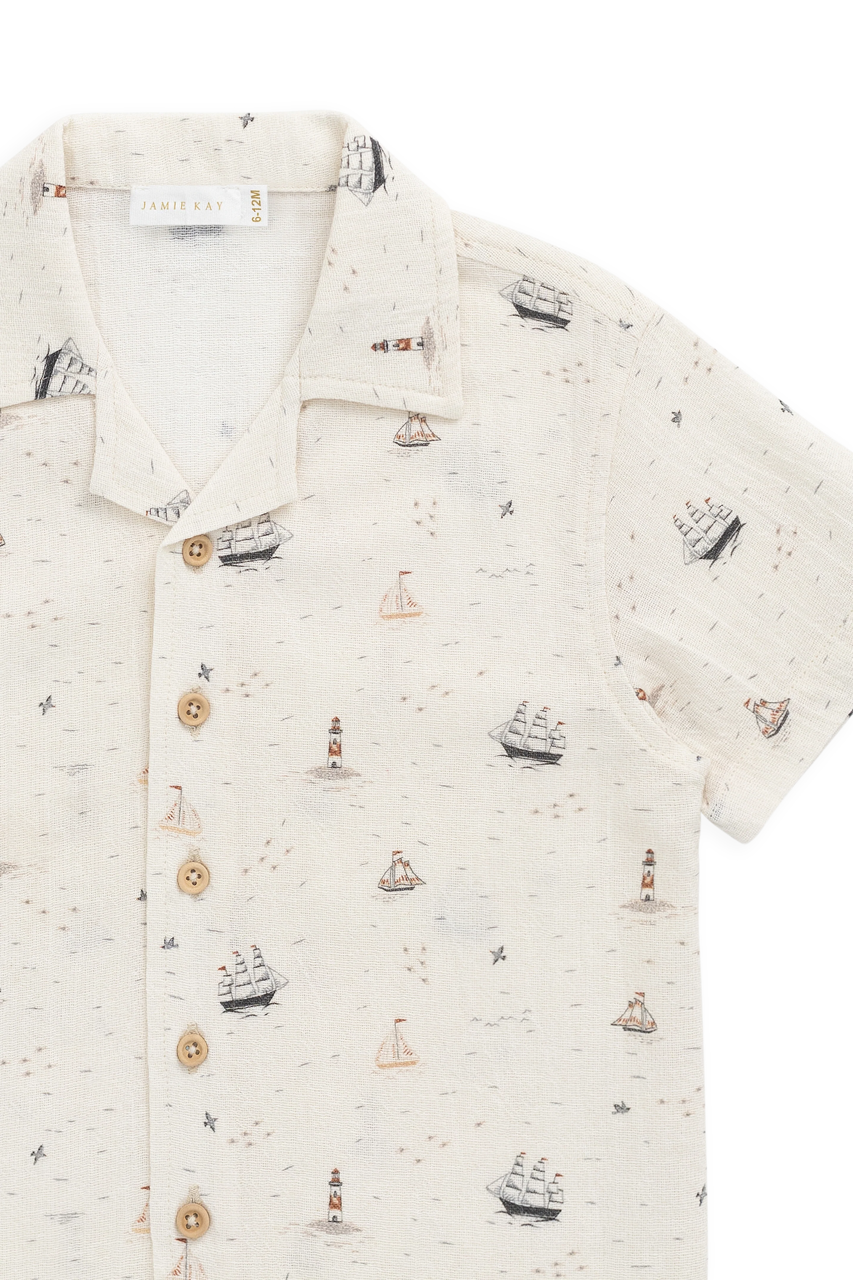 Organic Cotton Silas Shirt-Sailing Day - Image 6