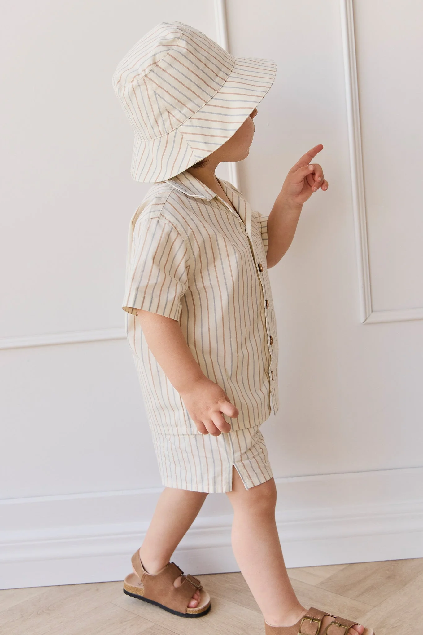 Organic Cotton Silas Short - Vacation Stripe - Image 3