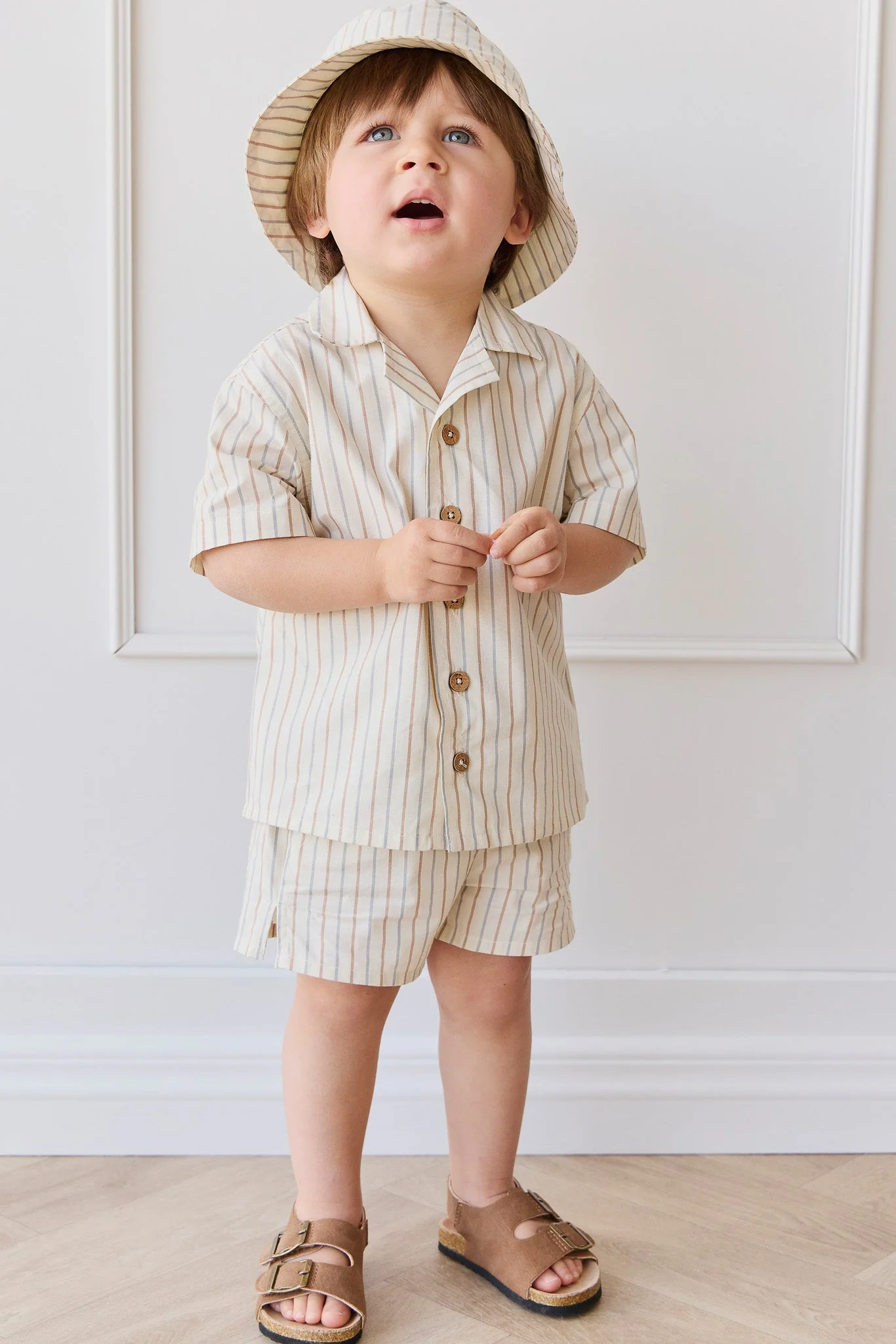Organic Cotton Silas Short - Vacation Stripe - Image 4
